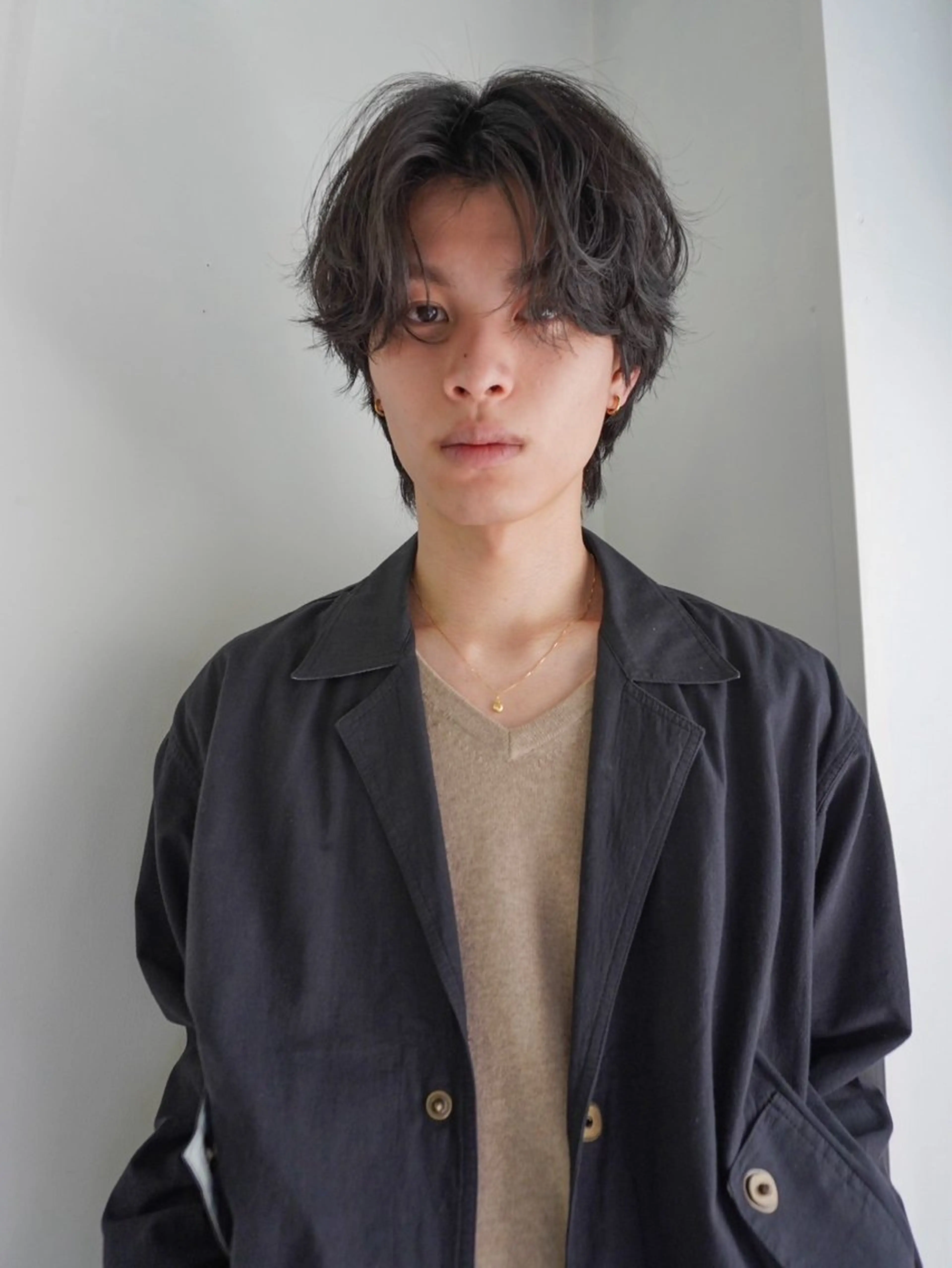 ショート パーマ 曲がる縮毛矯正 バレイヤージュ森田のヘアスタイル