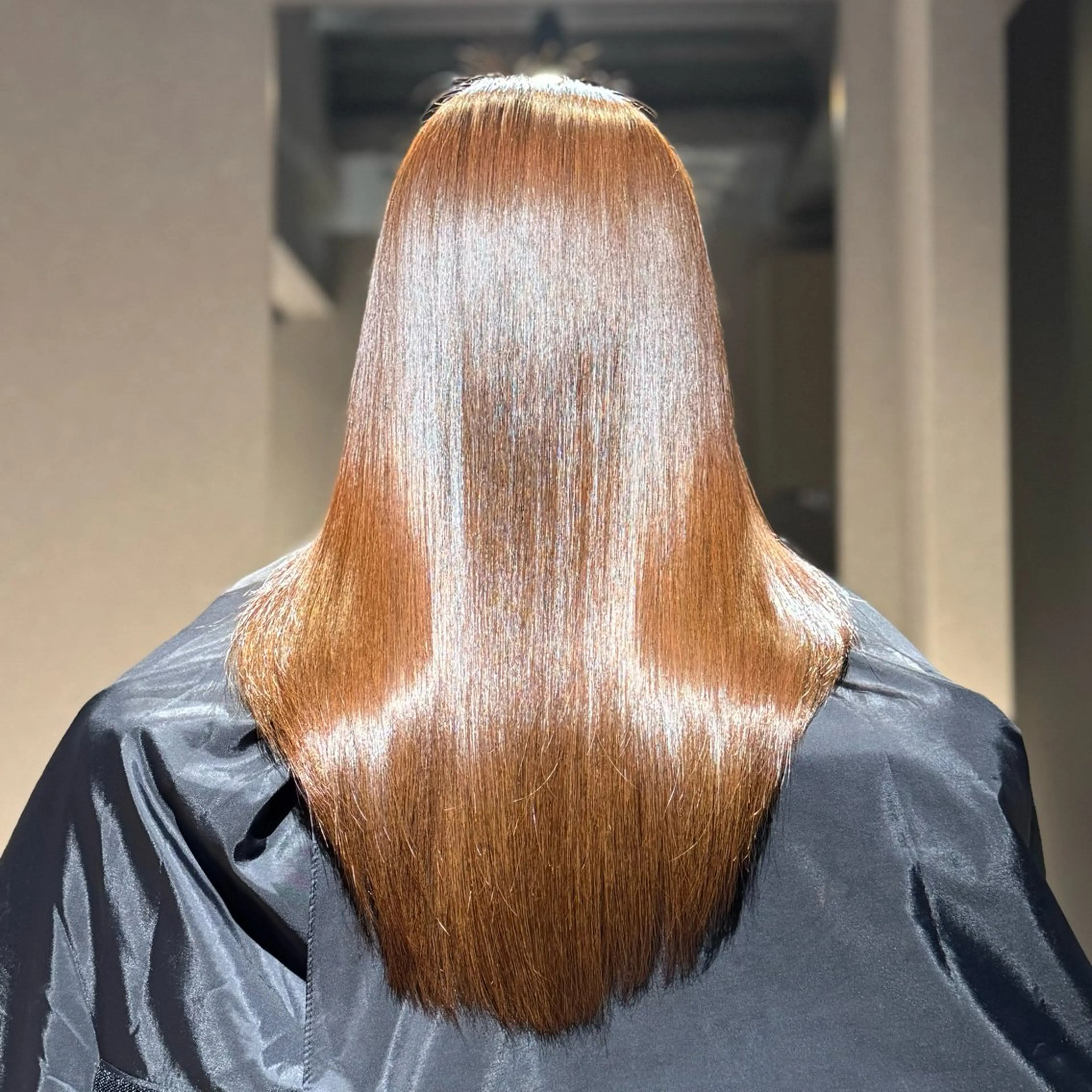 ロング パーマ 髪質改善 韓国風ヘア 縮毛矯正 トリートメント ヘアカラー トリートメント 髪質改善Ⅰ透明感 艶カラーⅠたつやのヘアスタイル