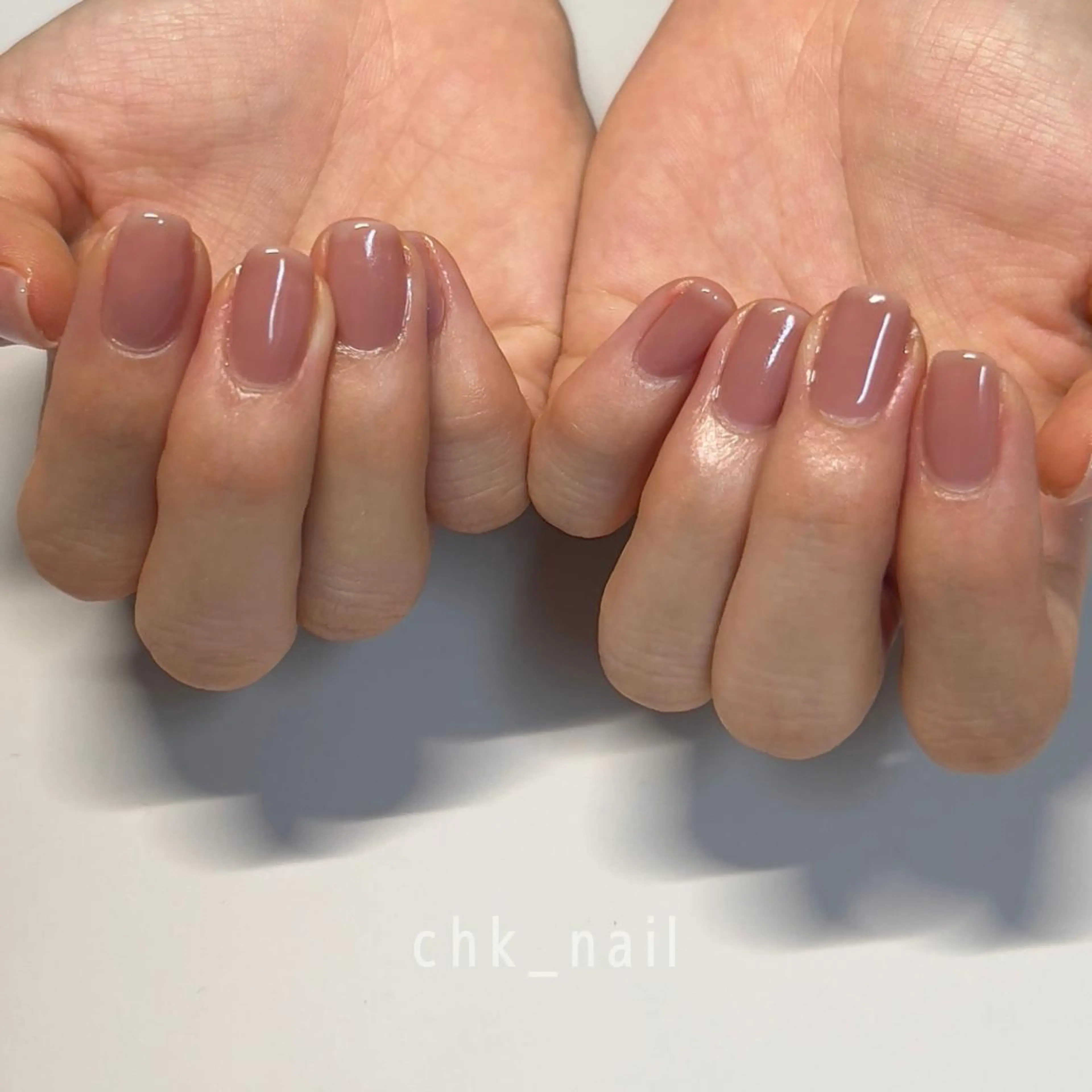 ネイル ワンカラーネイル ハンドネイル takahashi chikaのネイルデザイン