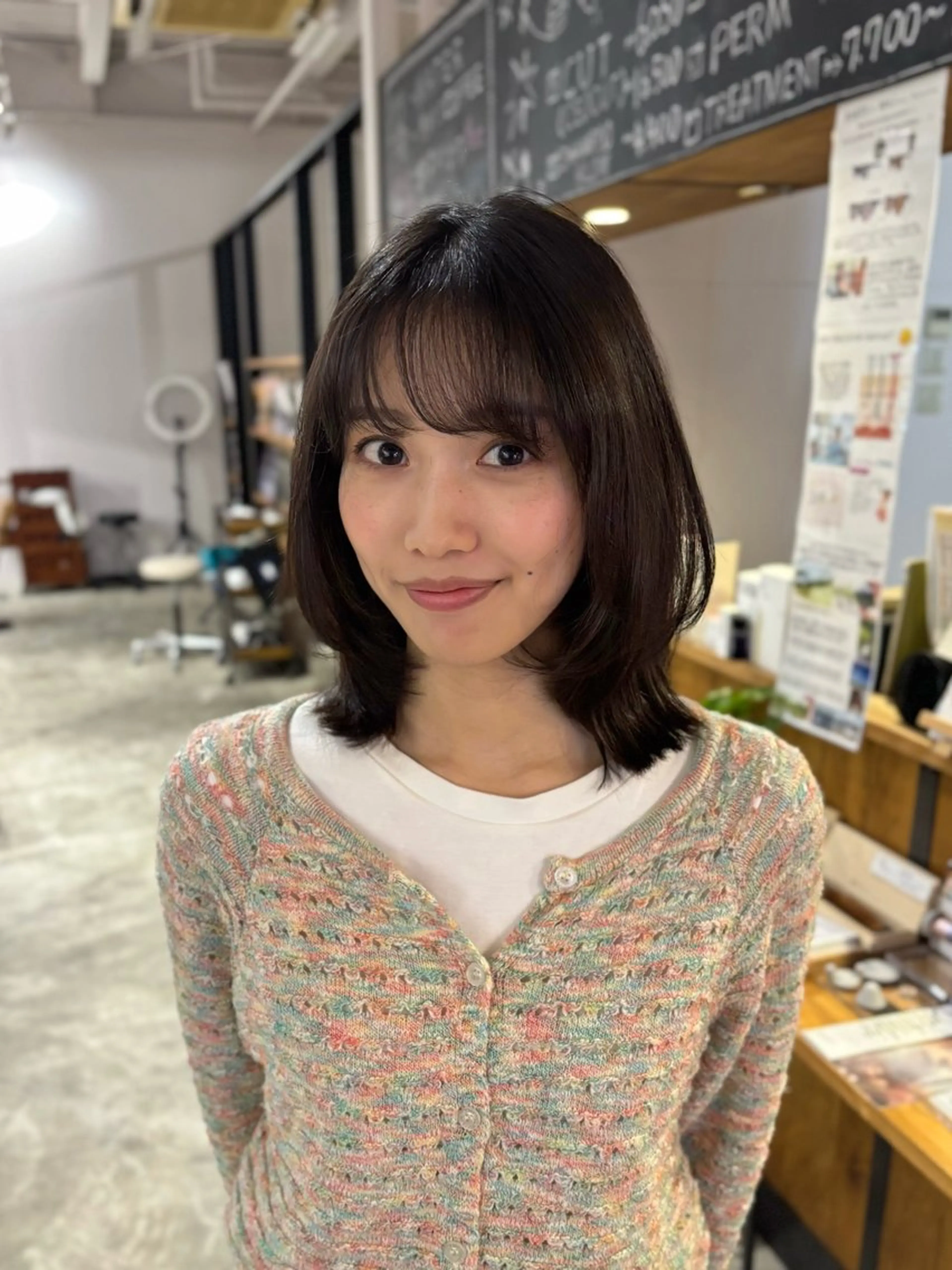 【レディース】カット➕ロングスパ（Aujuaトリートメント付き）※現金のみの写真