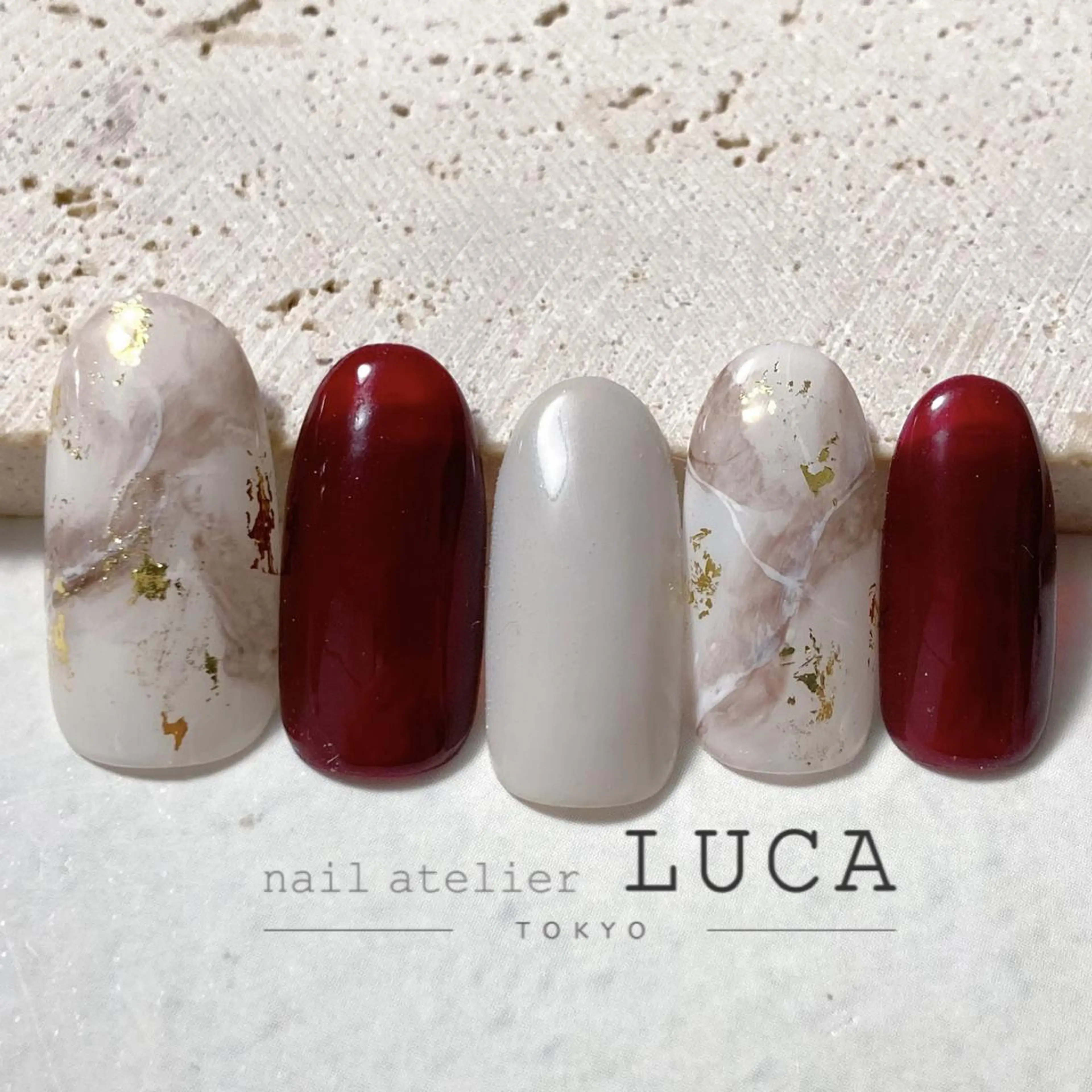 【オフなし】自爪を削らないシェラックシンプルアートコース(40色以上)の写真