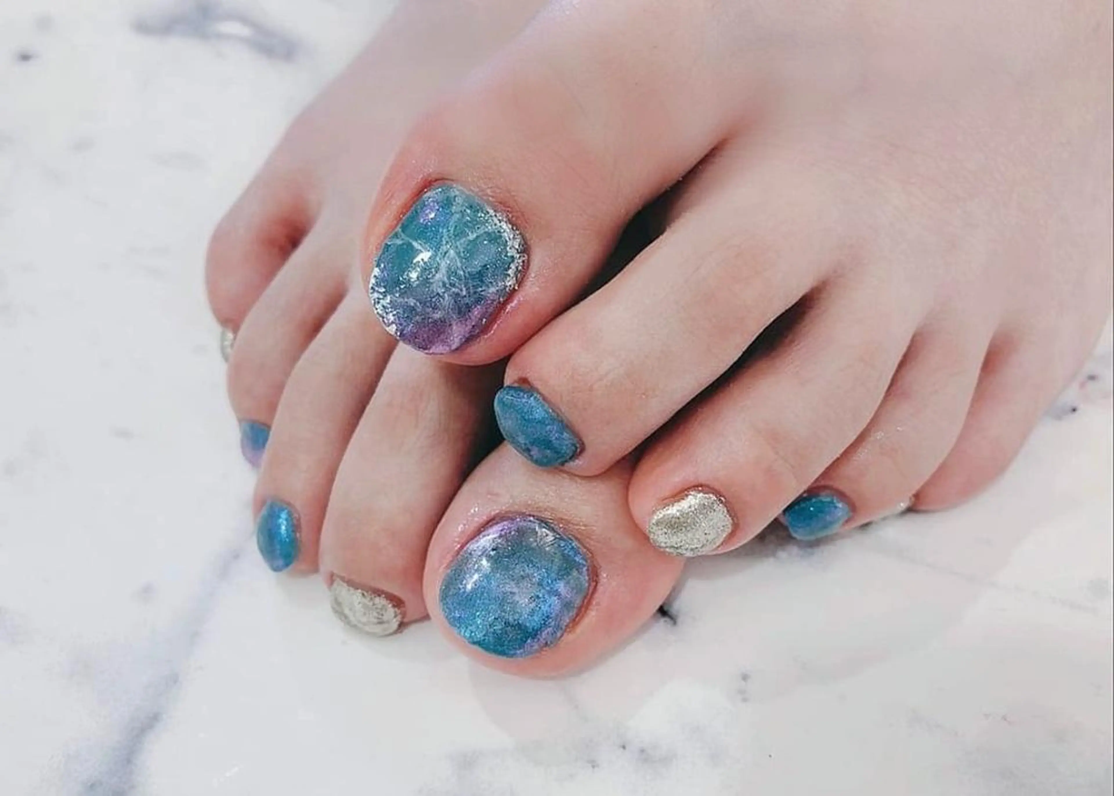 ネイル フットネイル 関口 友菜のヘアスタイル