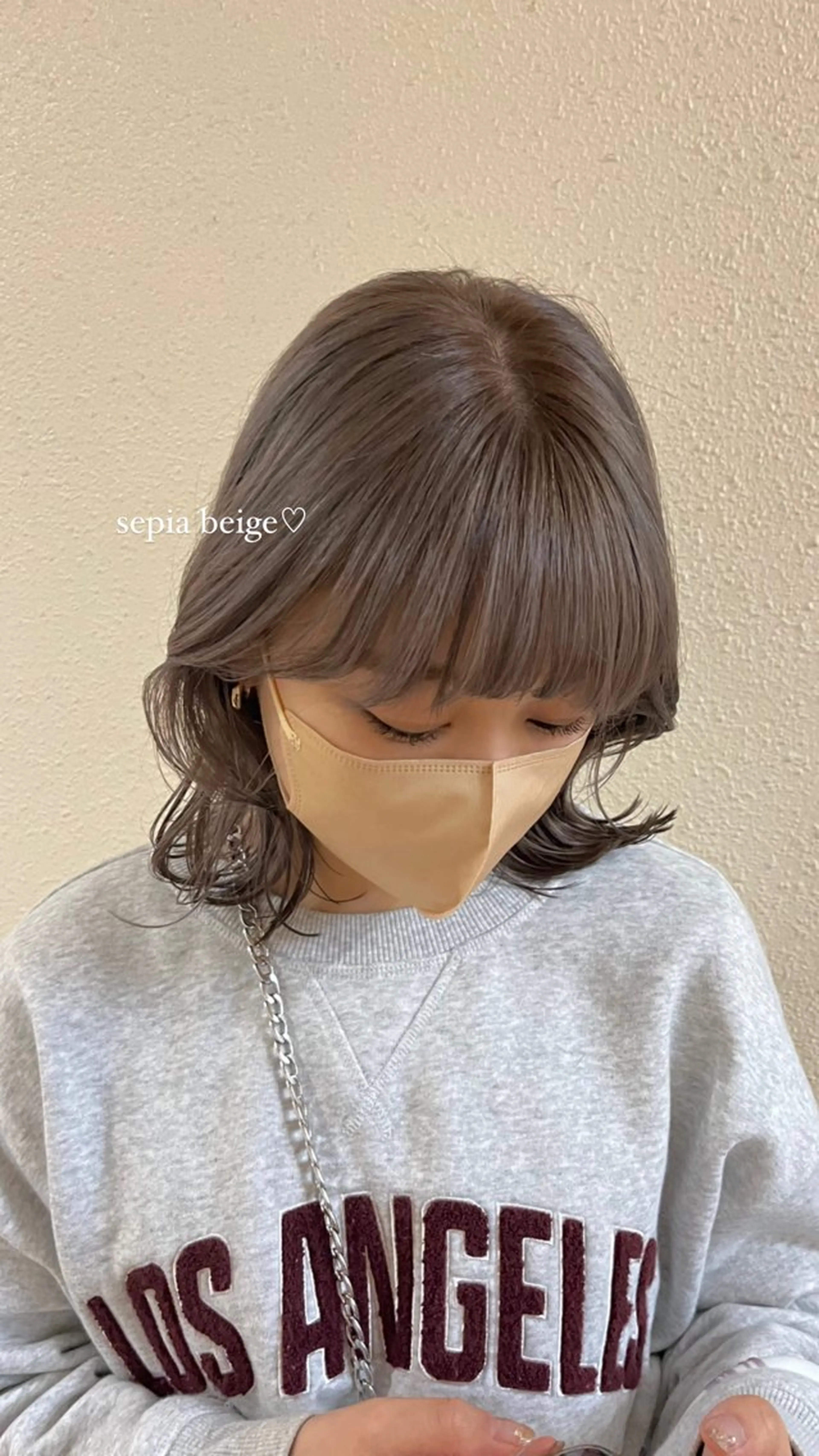 ミディアム 光本 杏のヘアスタイル