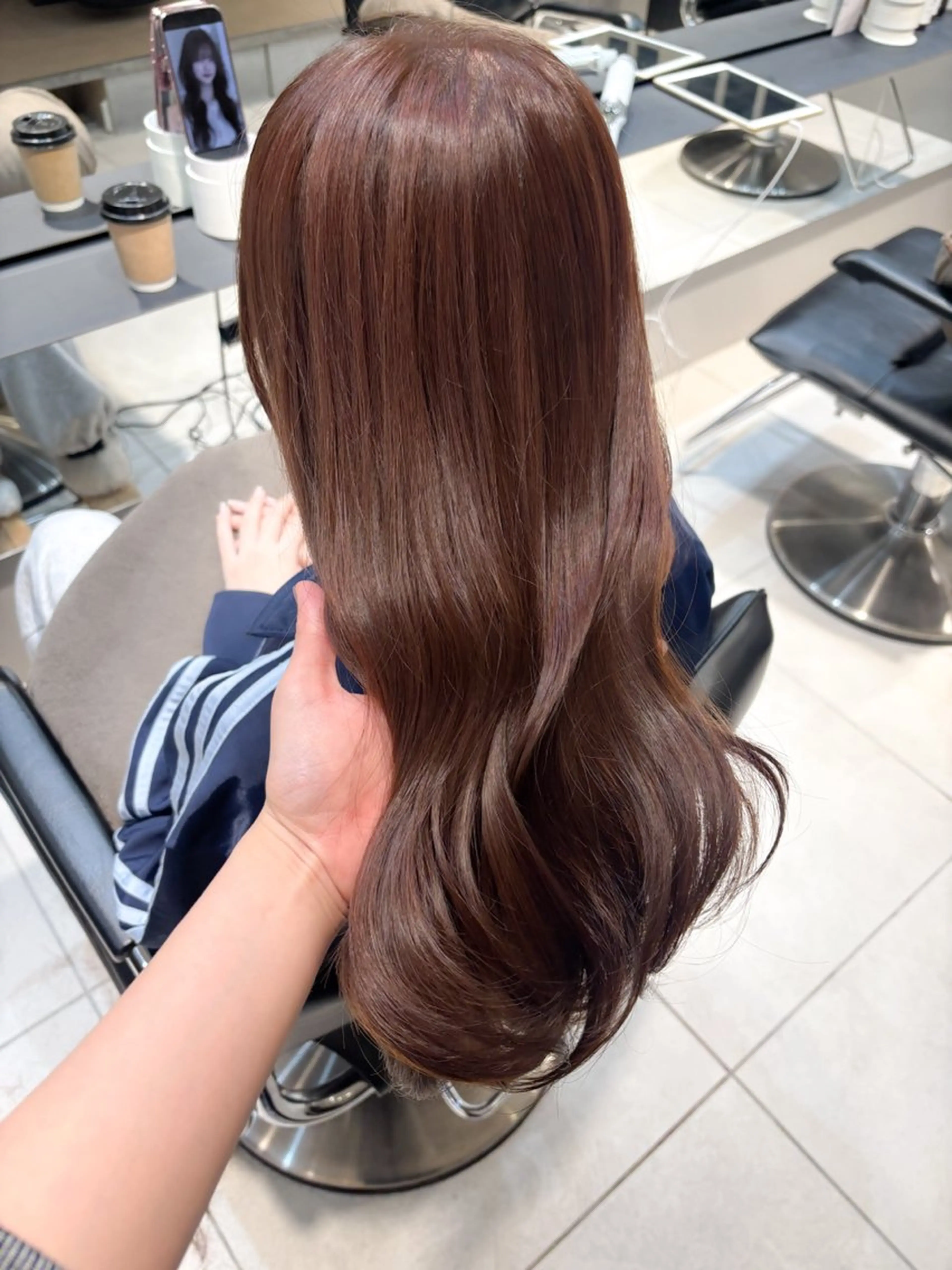 ロング カラー ヘアカラー トリートメント 艶髪カラー/ レイヤー/yuiのヘアスタイル