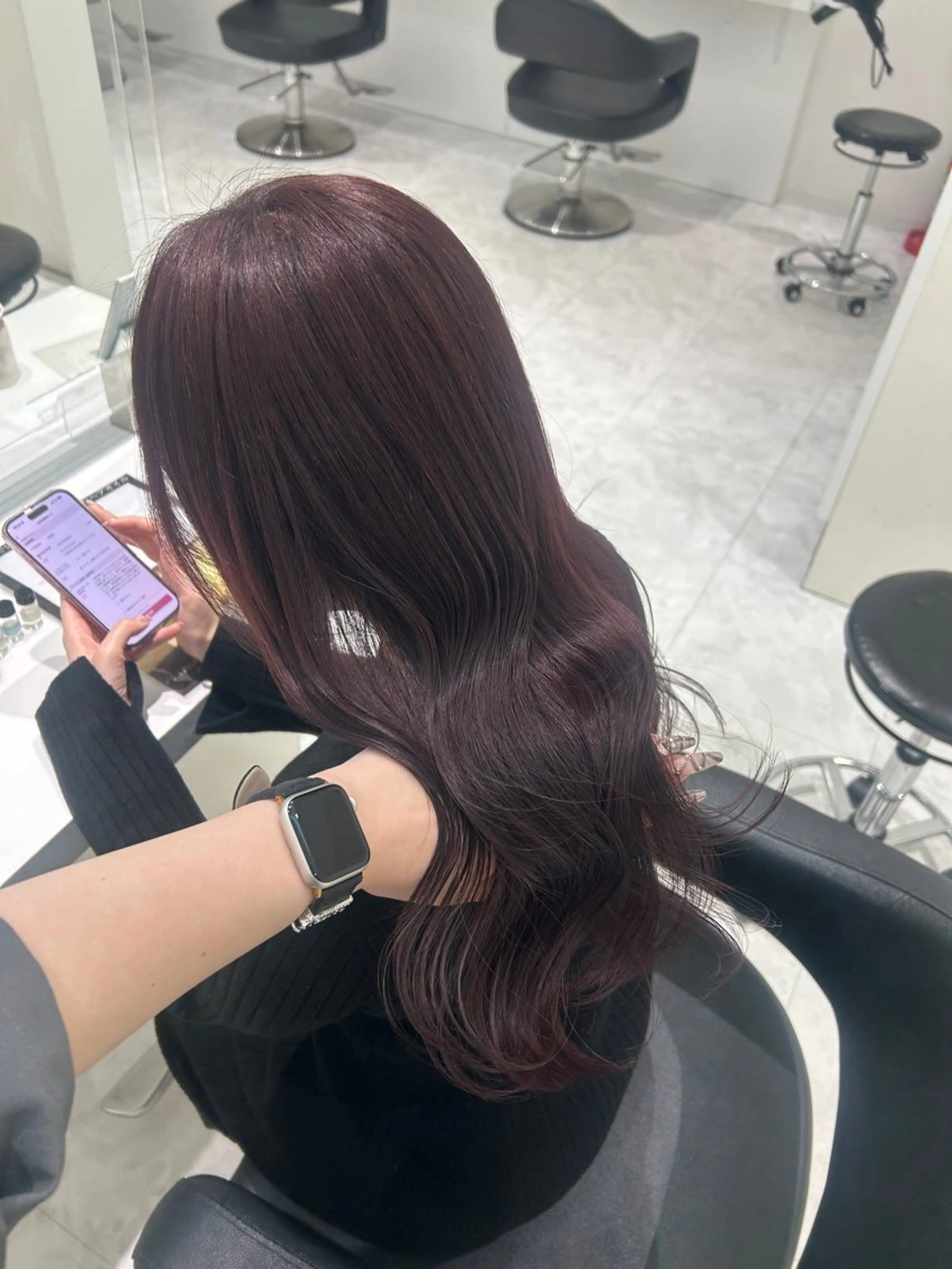 ロング カラー ヘアカラー 💗ブリーチなし暖色 kotono💗のヘアスタイル