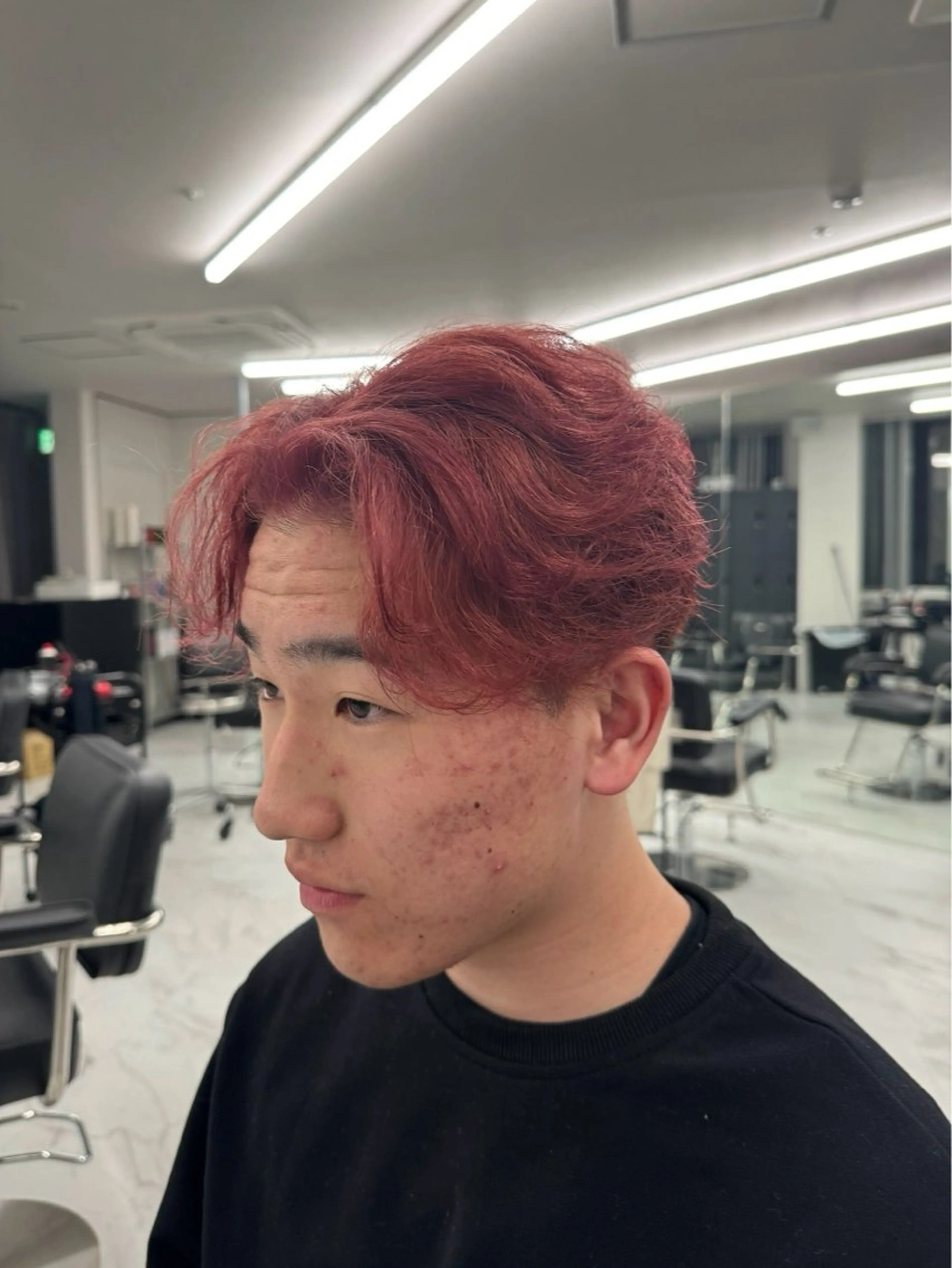 メンズ カット ヘアカラー 布施メンズ特化美容師 秋山　涼のヘアスタイル
