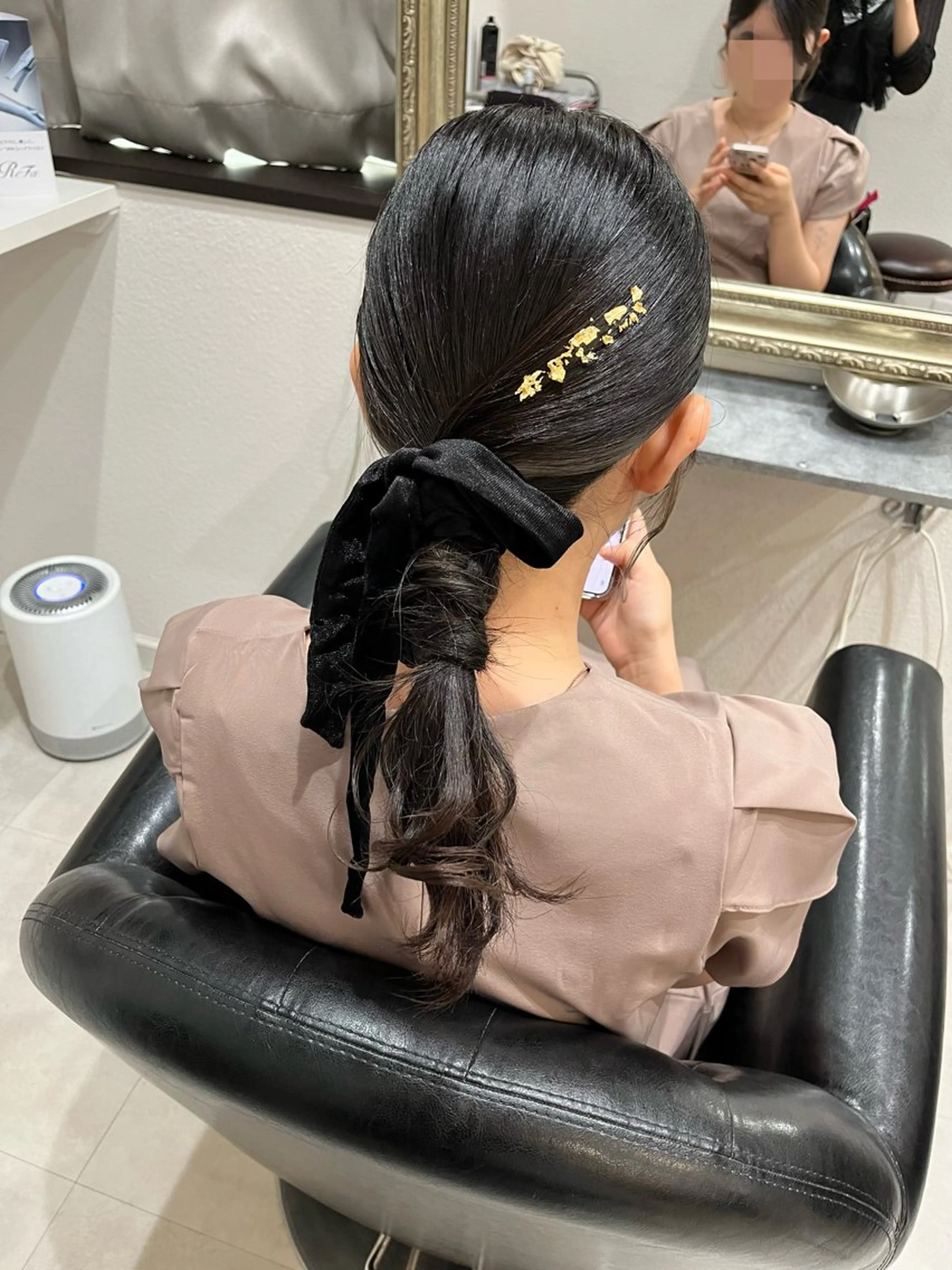 セミロング ヘアアレンジ 🎀ゆな🎀ブリーチ /ショートウルフのヘアスタイル