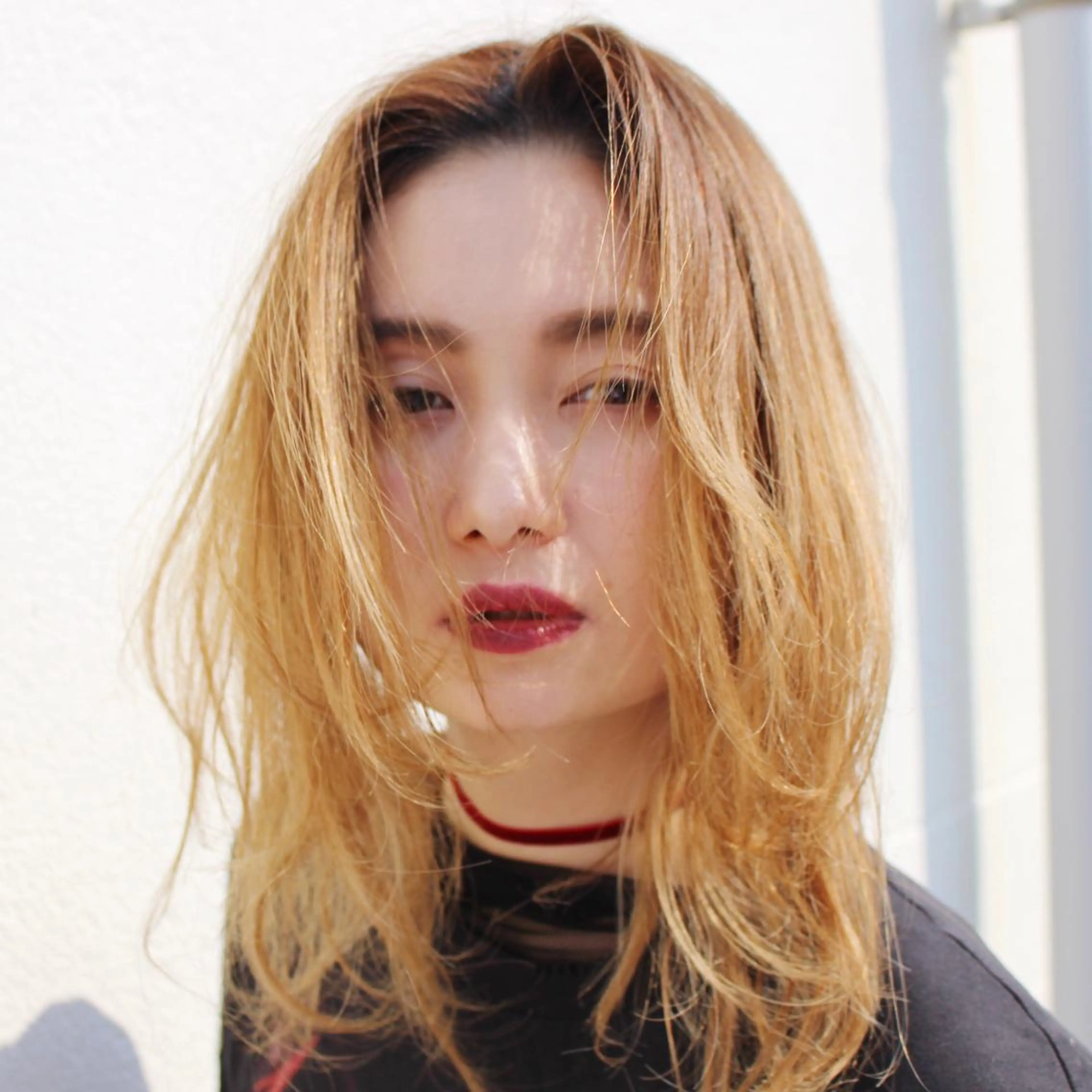 セミロング カラーモデル募集中 美容室ハピスのヘアスタイル