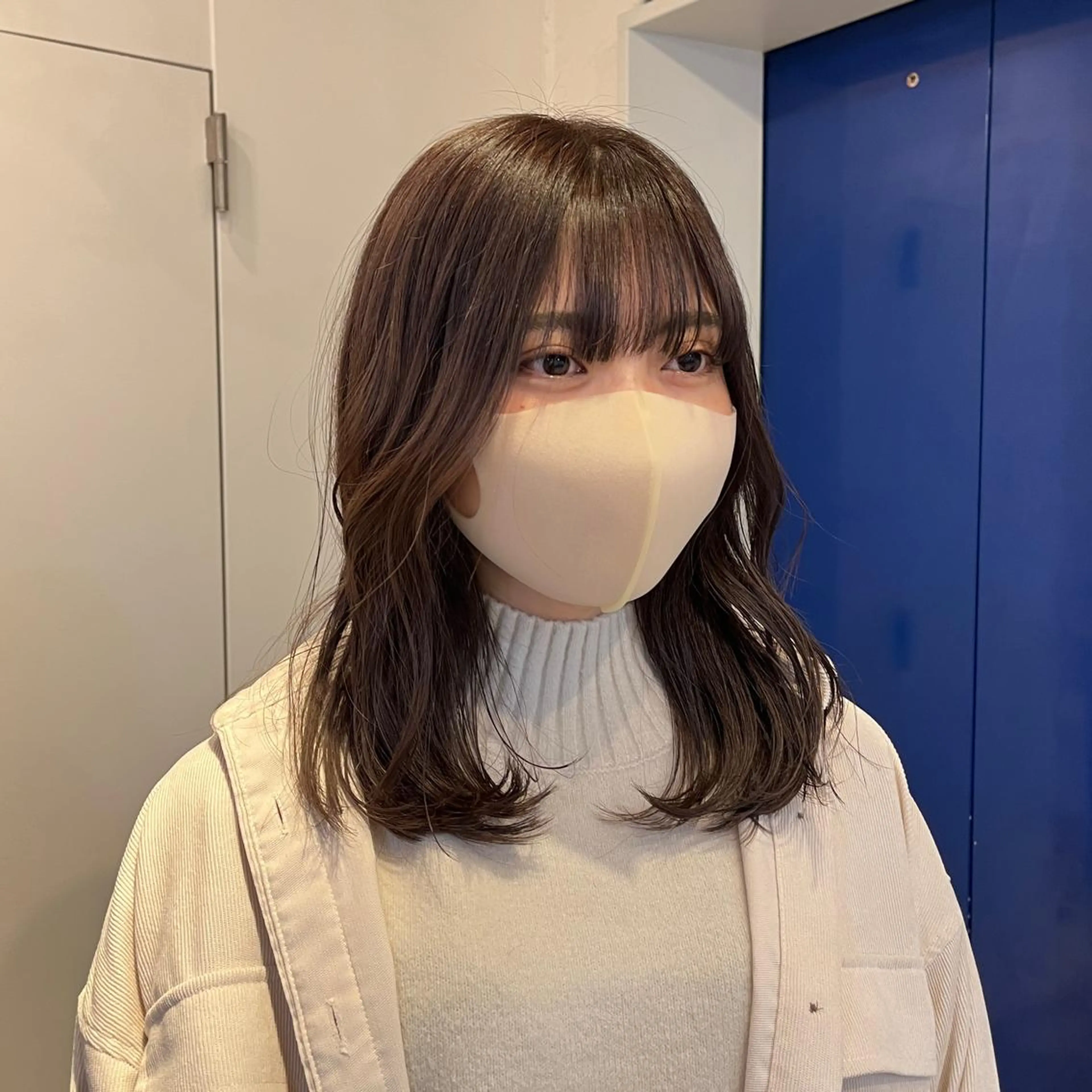 セミロング カラー カット ヘアカラー トリートメント RYOMA/ 似合わせ🎧🤍のヘアスタイル