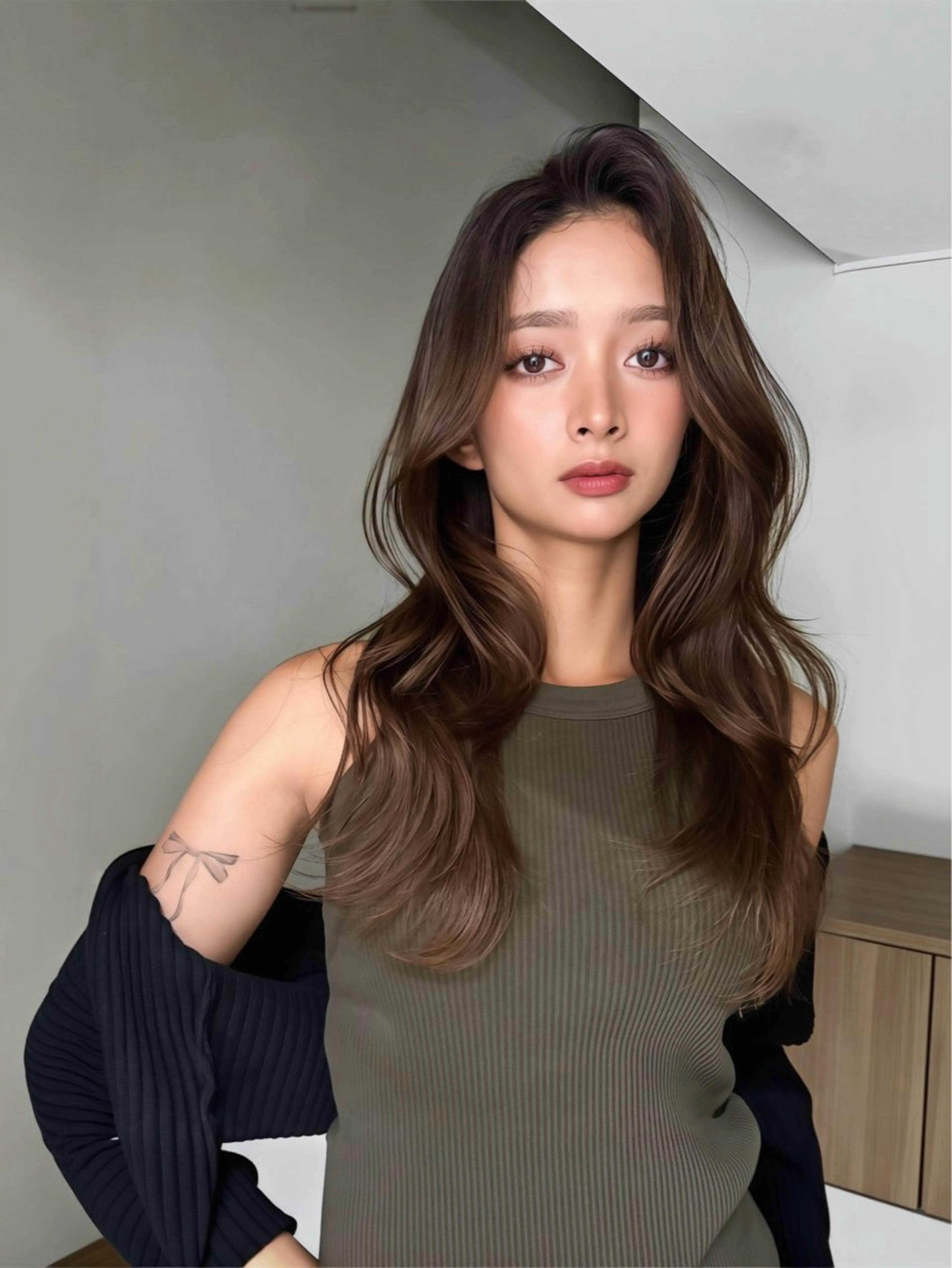 ロング ヘアカラー 🎀 うる艶透明感 カラー / 錦糸町のヘアスタイル