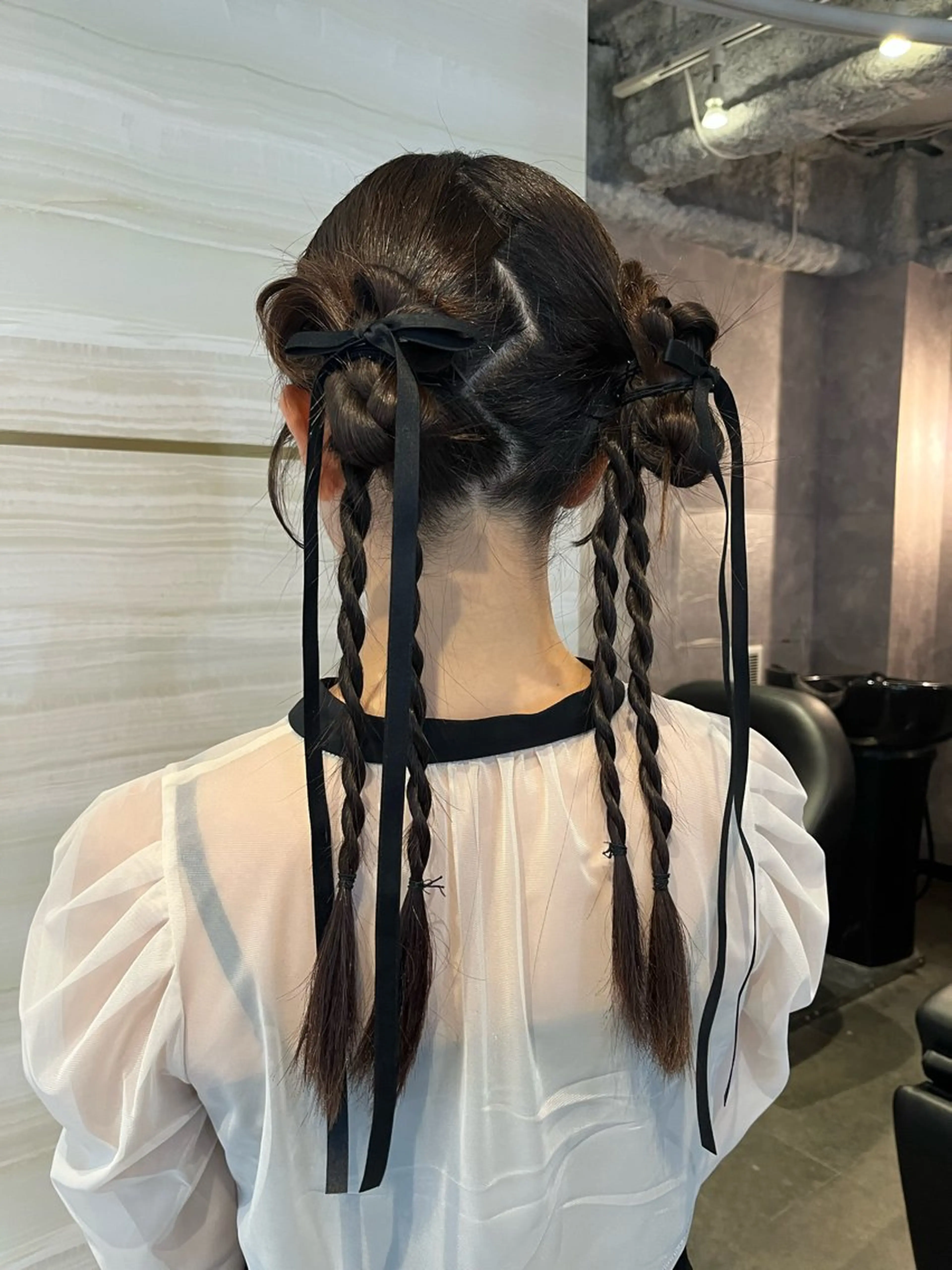 💞🎟《クリエイティブヘアセット》🎟💞カチモリヘアやツイン系のアレンジ、ライブ参戦用メニュー❣️装飾品付け放題❣️の写真