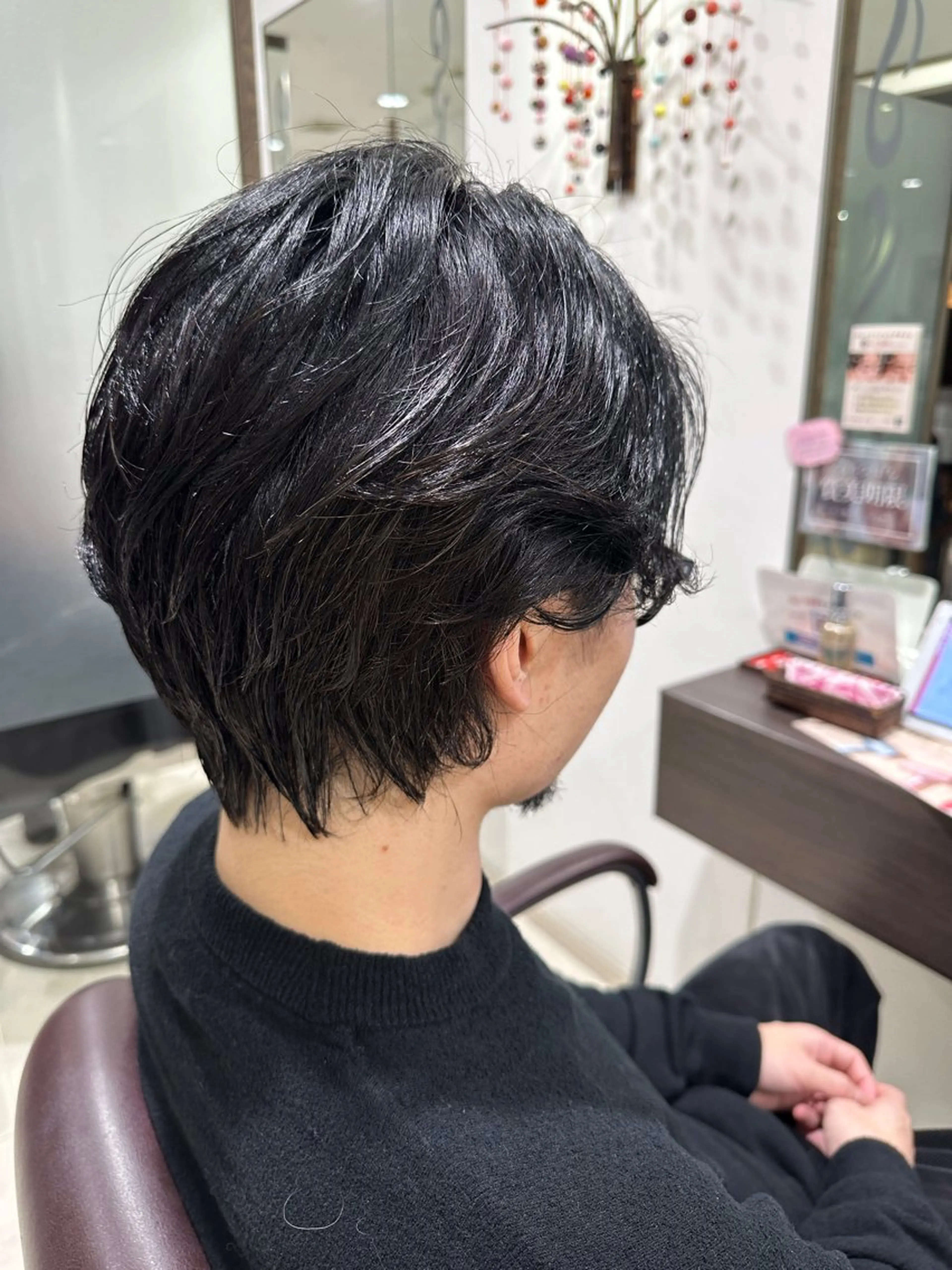 メンズカット＋ベーシックパーマの写真