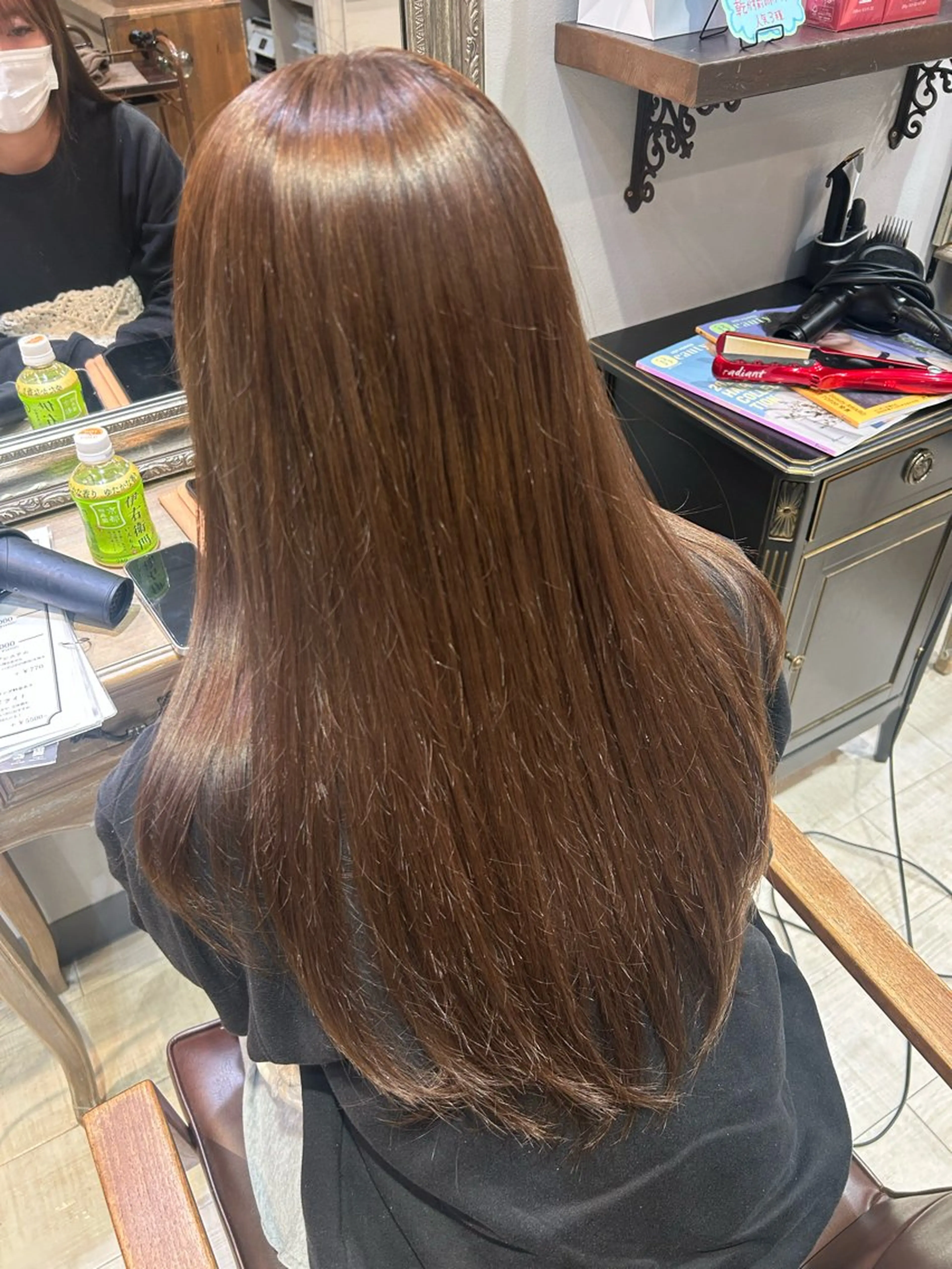 ロング ヘアカラー トリートメント 暖色カラー｜艶髪｜ 🥨AIKA🥨のヘアスタイル