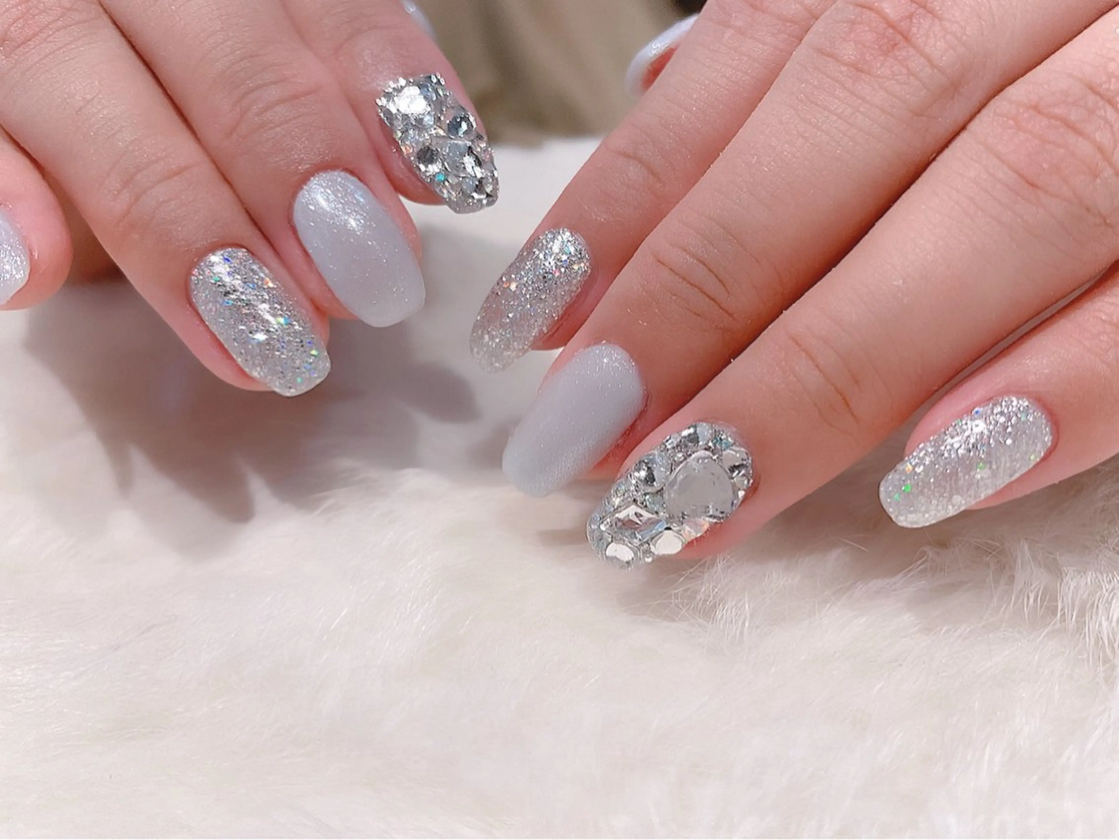 ネイル BLUE【ブルー】所属・NARUMI HYODOのネイルデザイン