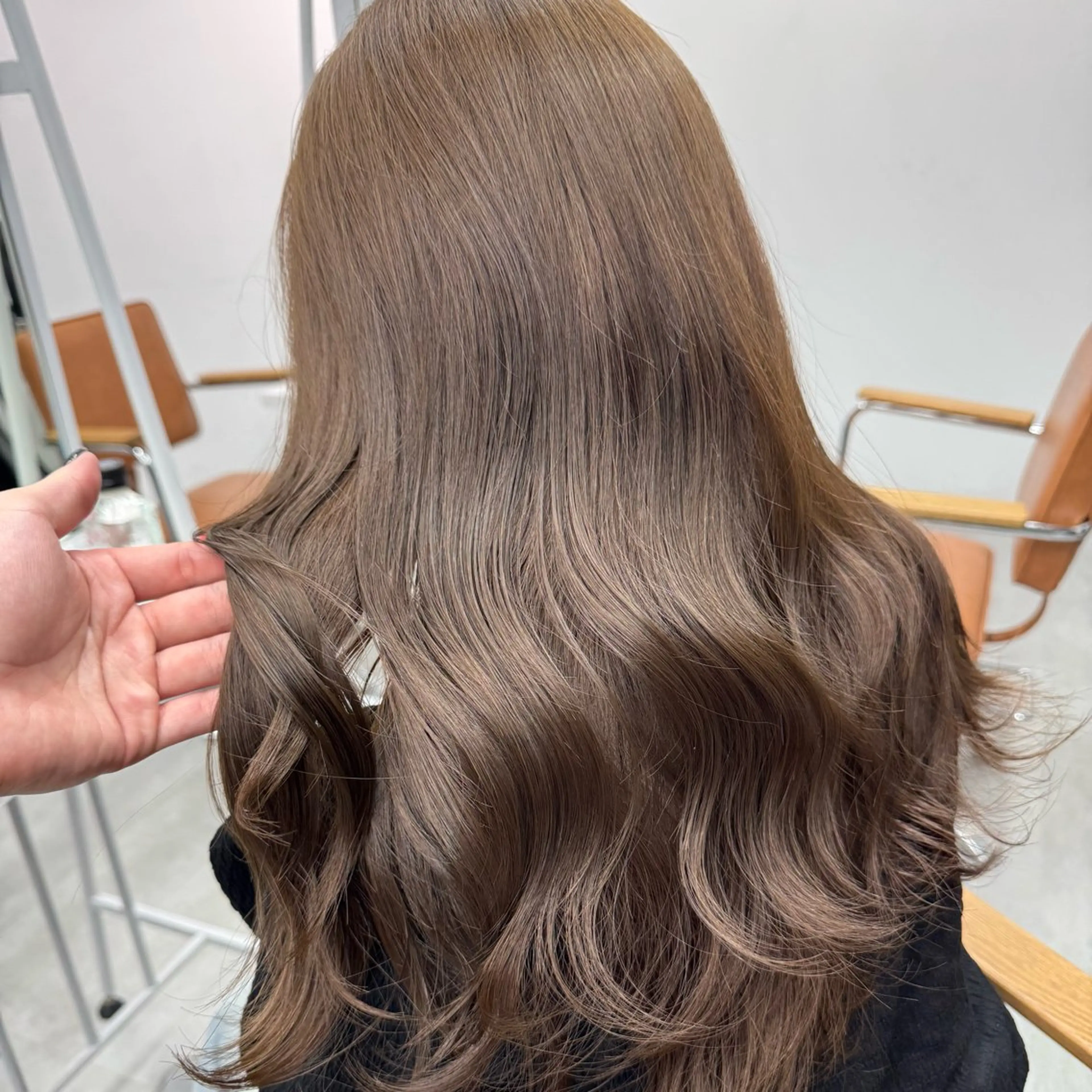 ロング カラー ヘアアレンジ ヘアカラー ブリーチなしカラー /新百合ヶ丘/安形翔のヘアスタイル