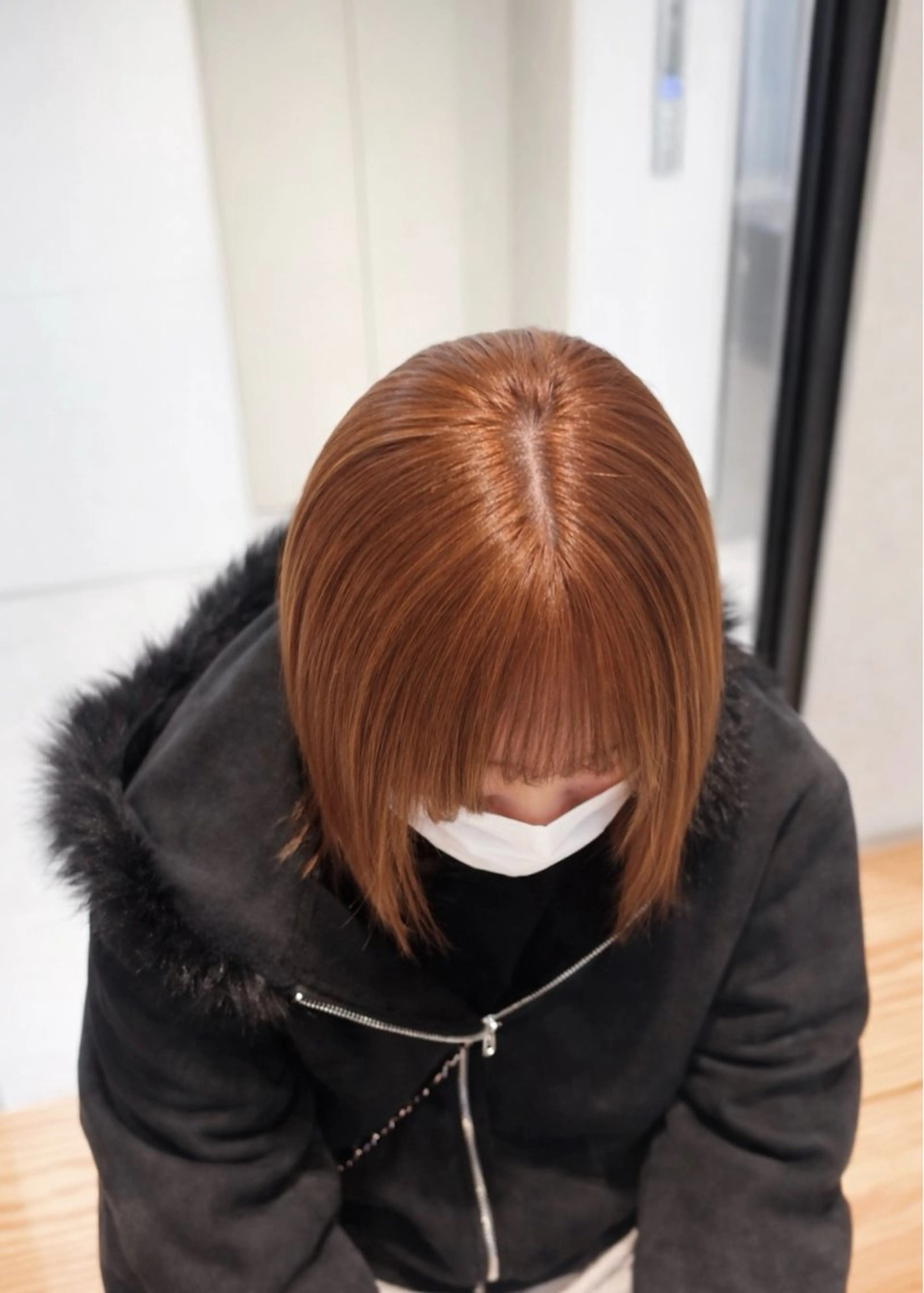 カラー ベージュカラー オレンジ オレンジベージュ Fūna︎｜ 八王子 ｜モデル募集中のヘアスタイル