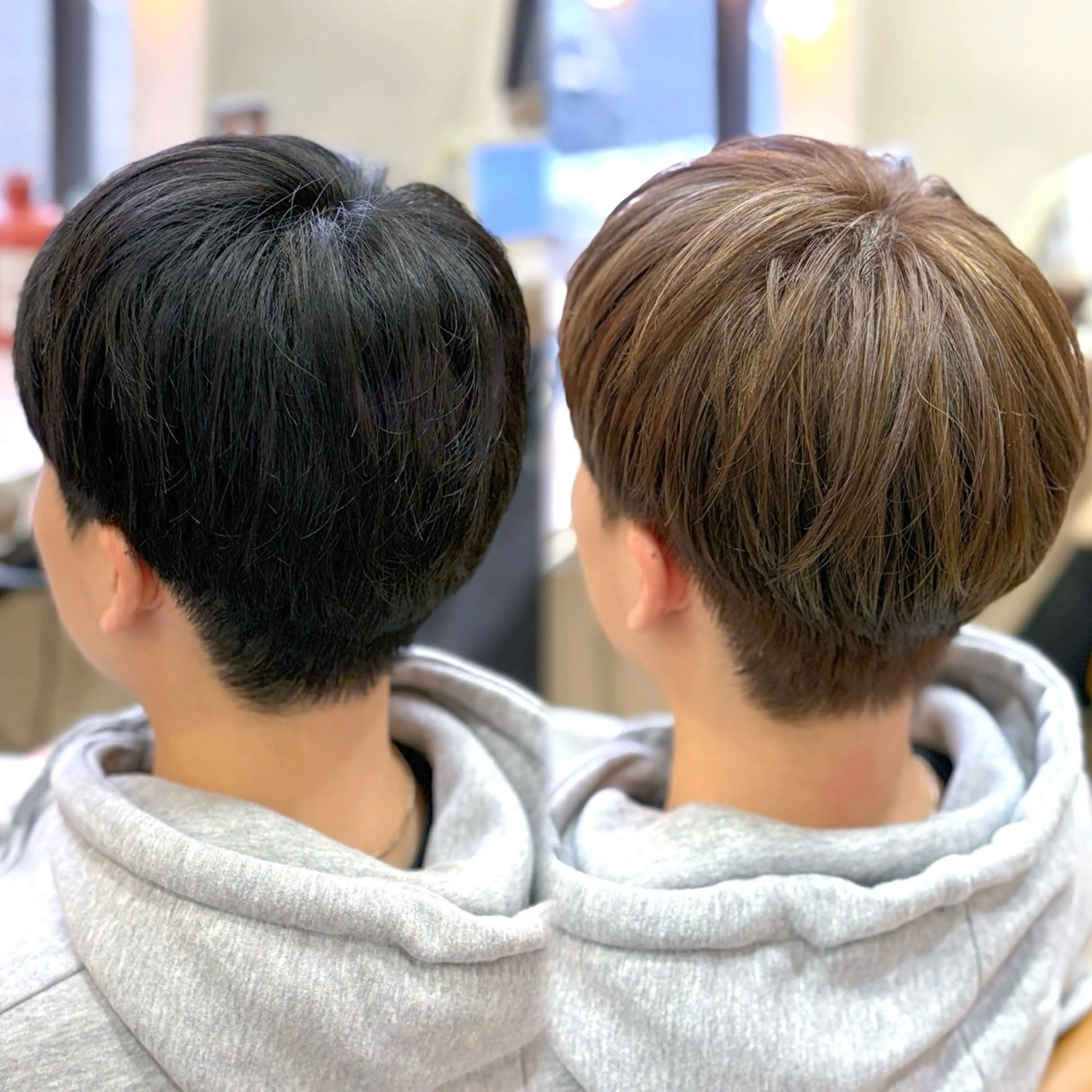 カラー メンズ ヘアカラー 💙mai🫧 縮毛矯正・ハイライトのヘアスタイル