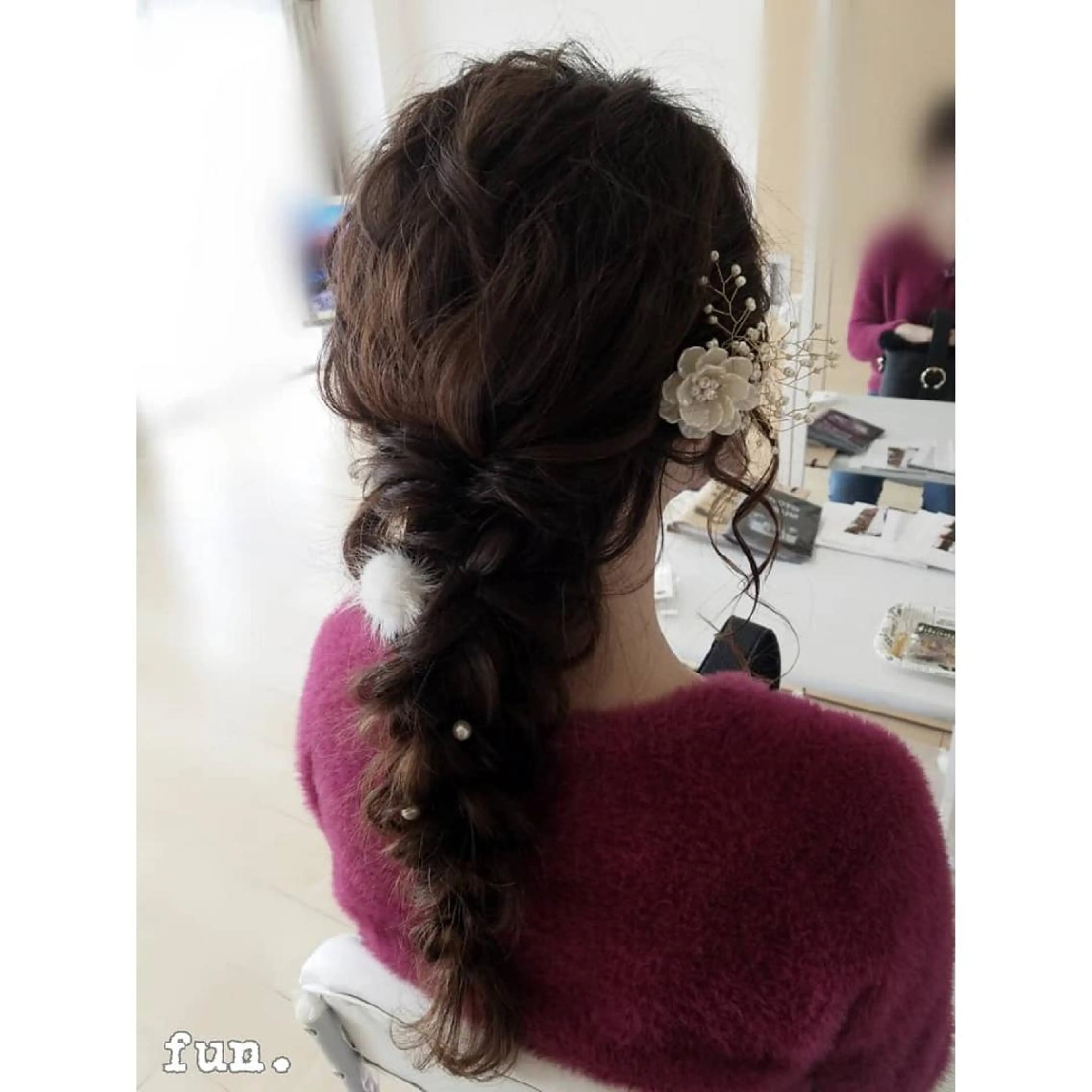 ロング ヘアアレンジ fun./ヘアセット /エクステ/着付のその他イメージ