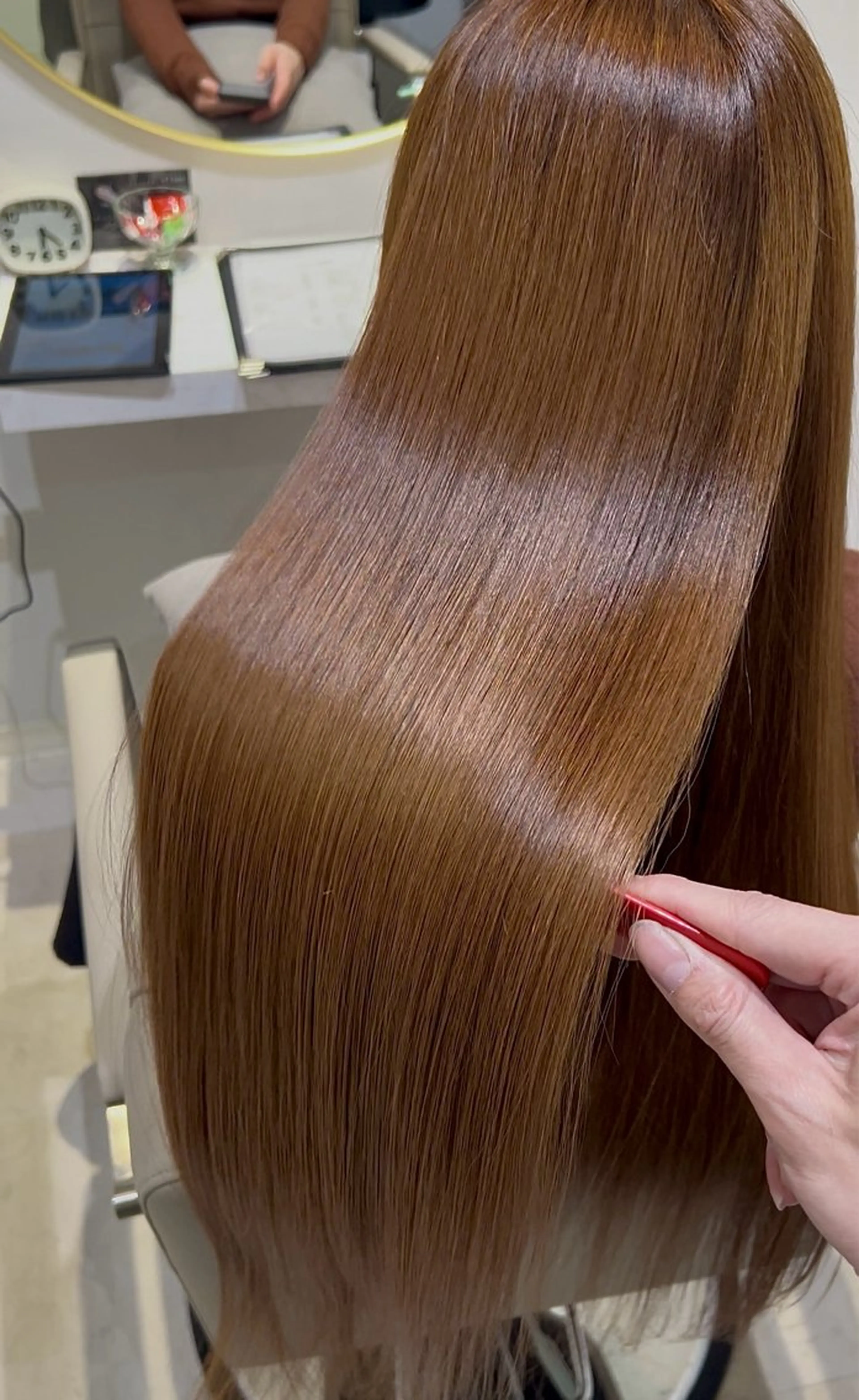 ロング カラー ヘアカラー トリートメント Eleanor枚方店 店長　飛鳥　薫のヘアスタイル