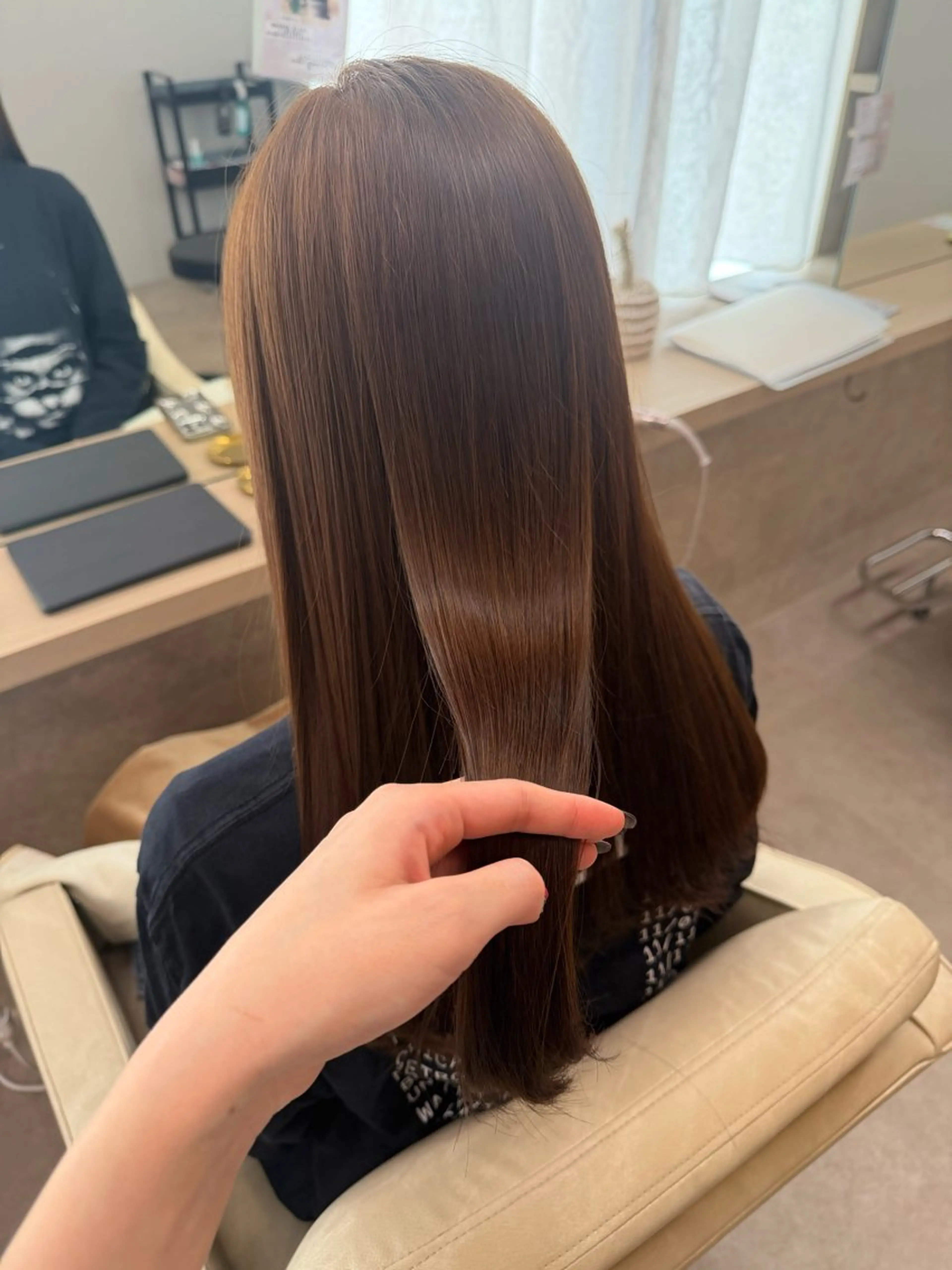ロング 兼古 望羽のヘアスタイル