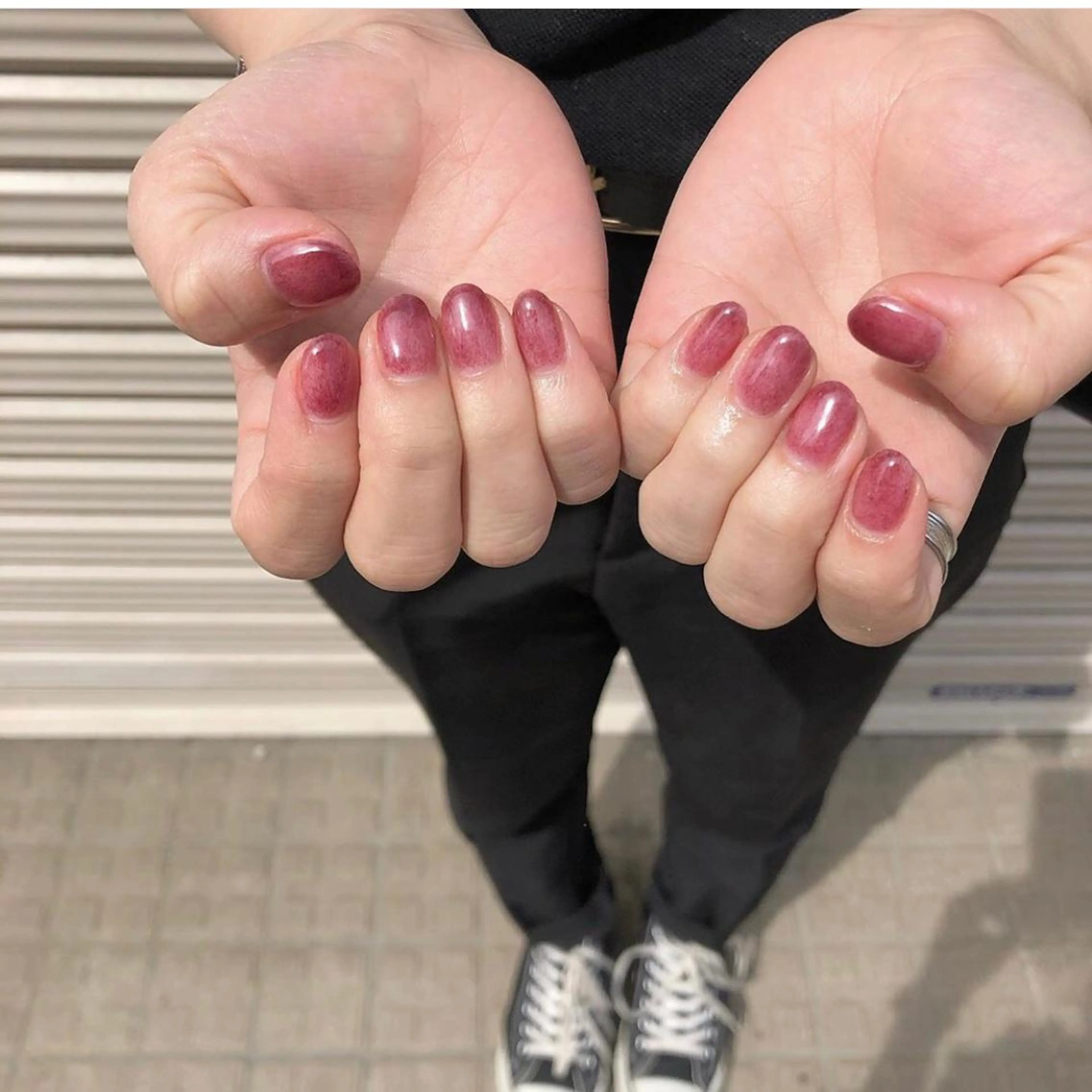 ネイル ニュアンスネイル nail salon granveilのネイルデザイン