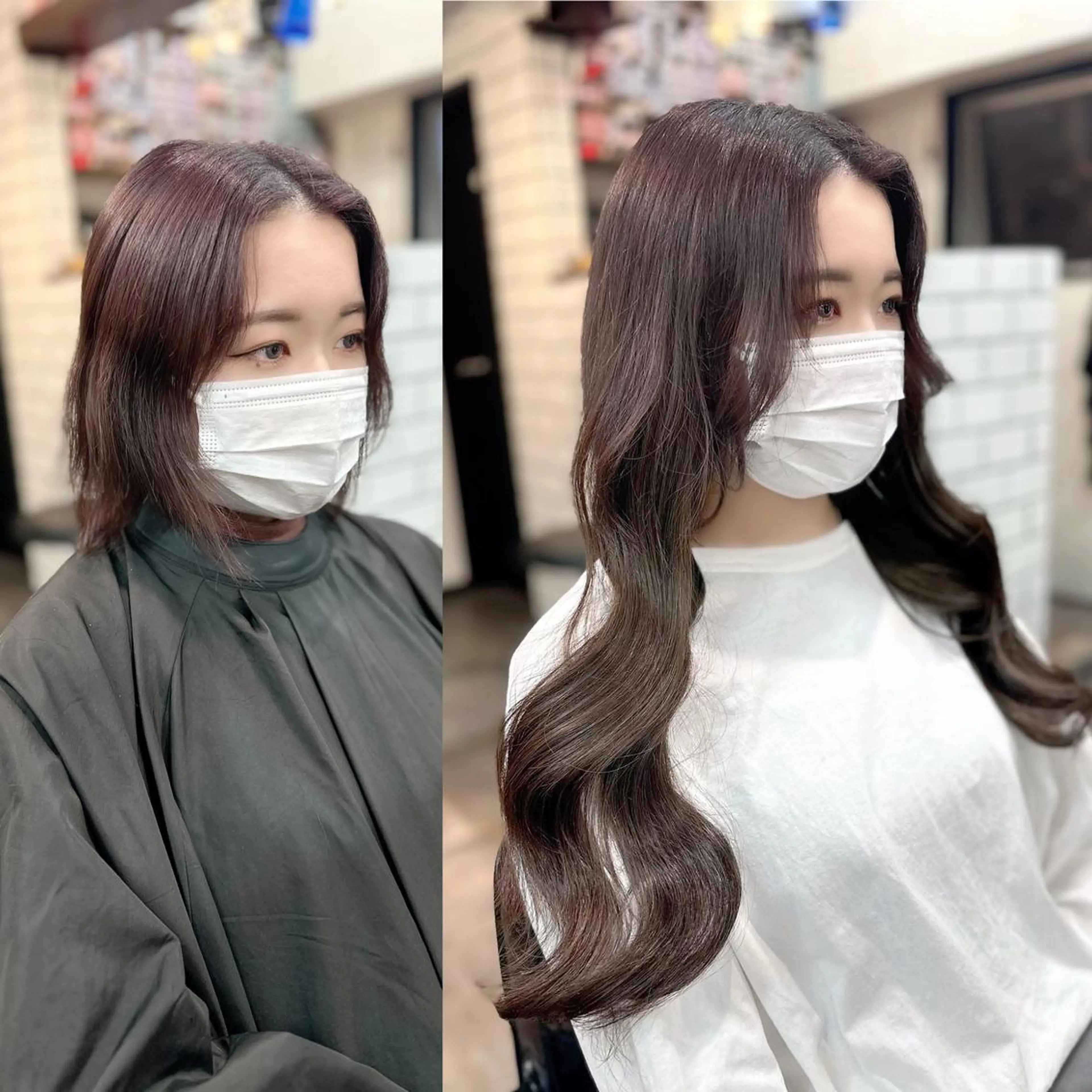 ロング ⭐️エクステ指名 No.1⭐️高頭のヘアスタイル