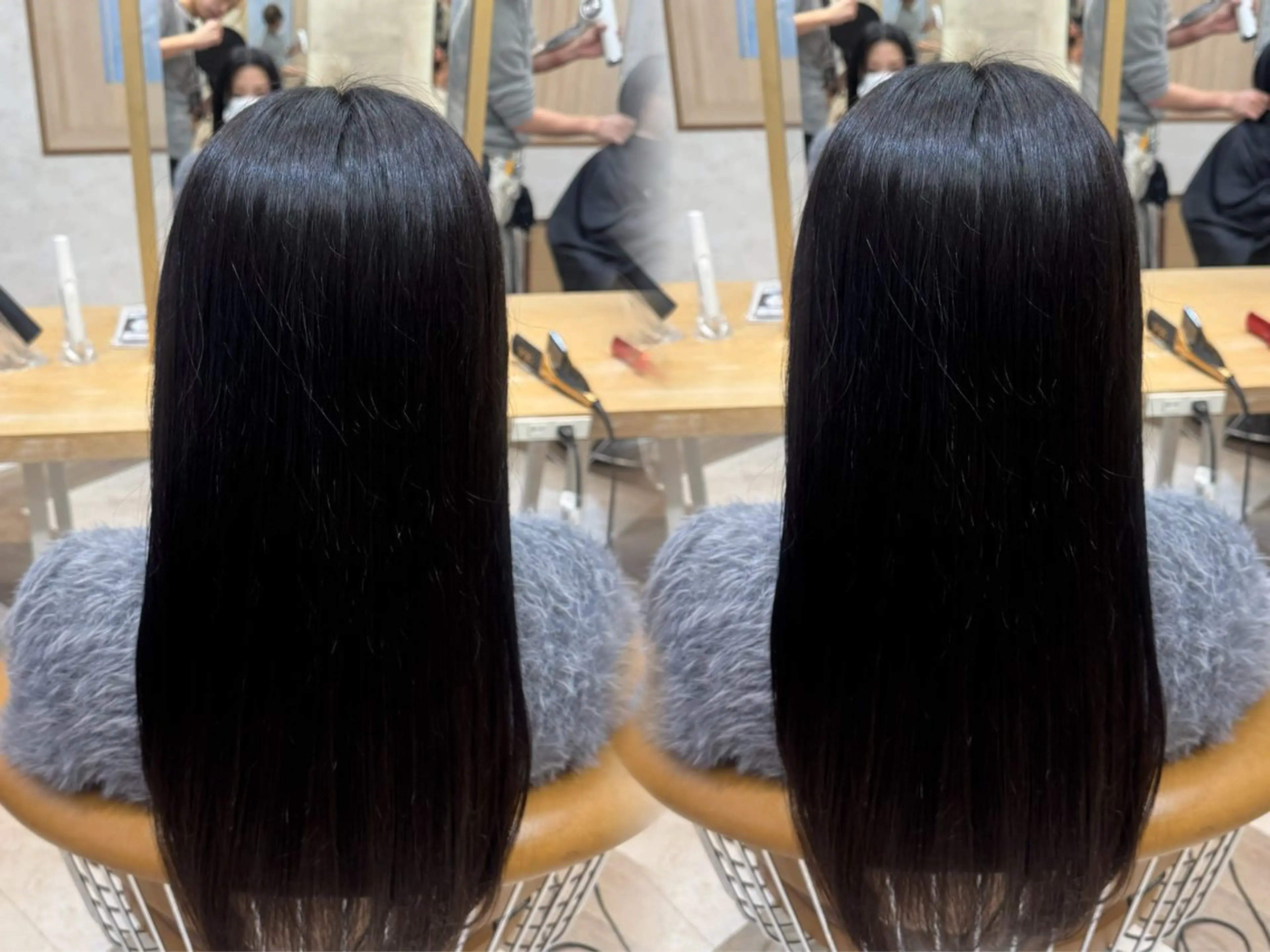 ロング ヘアカラー 橋本 りくのヘアスタイル