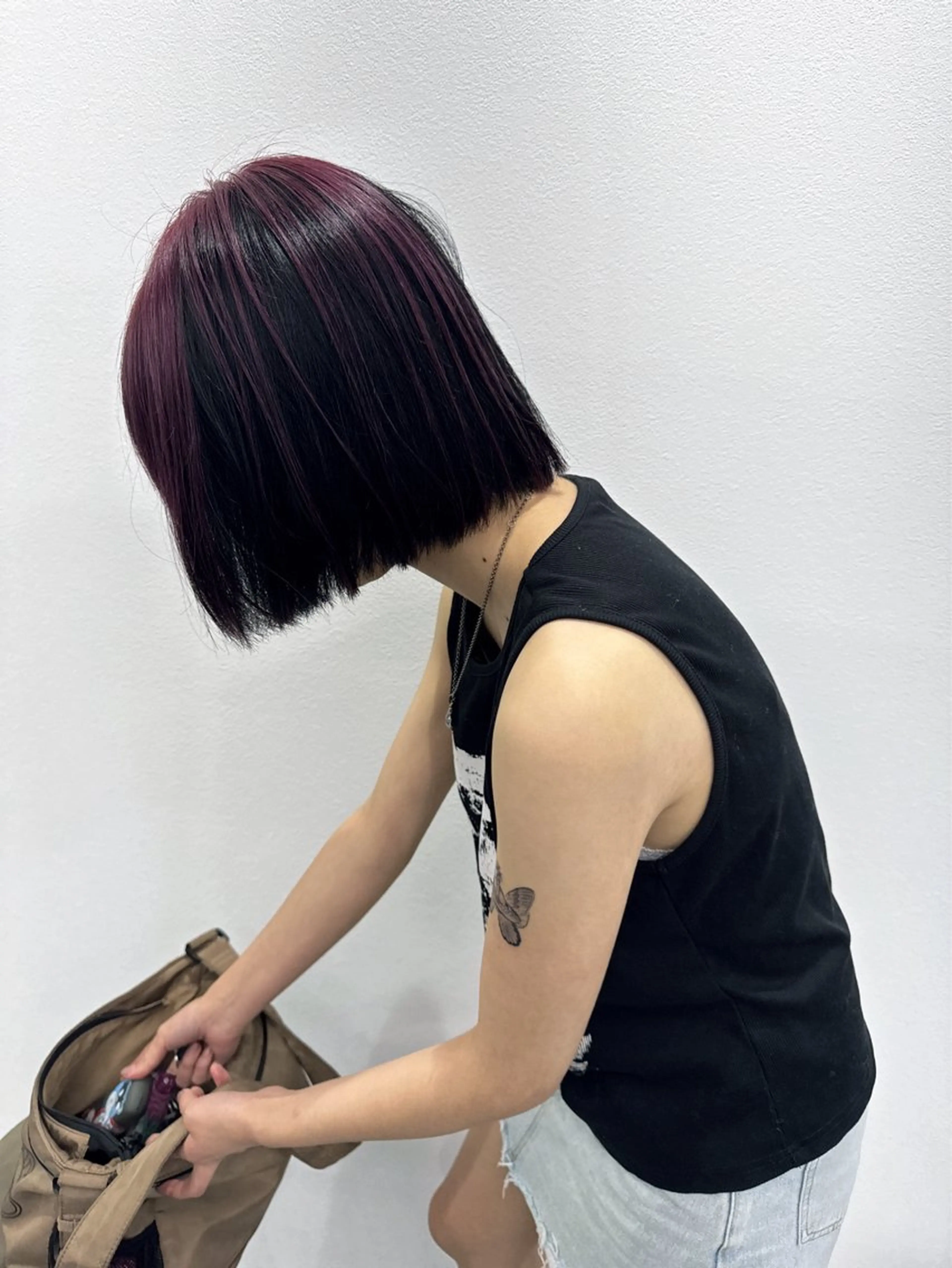 ショート カラー ヘアアレンジ カット ヘアカラー 渋谷のブリーチカラー シェフ🧑🍳蓮のヘアスタイル