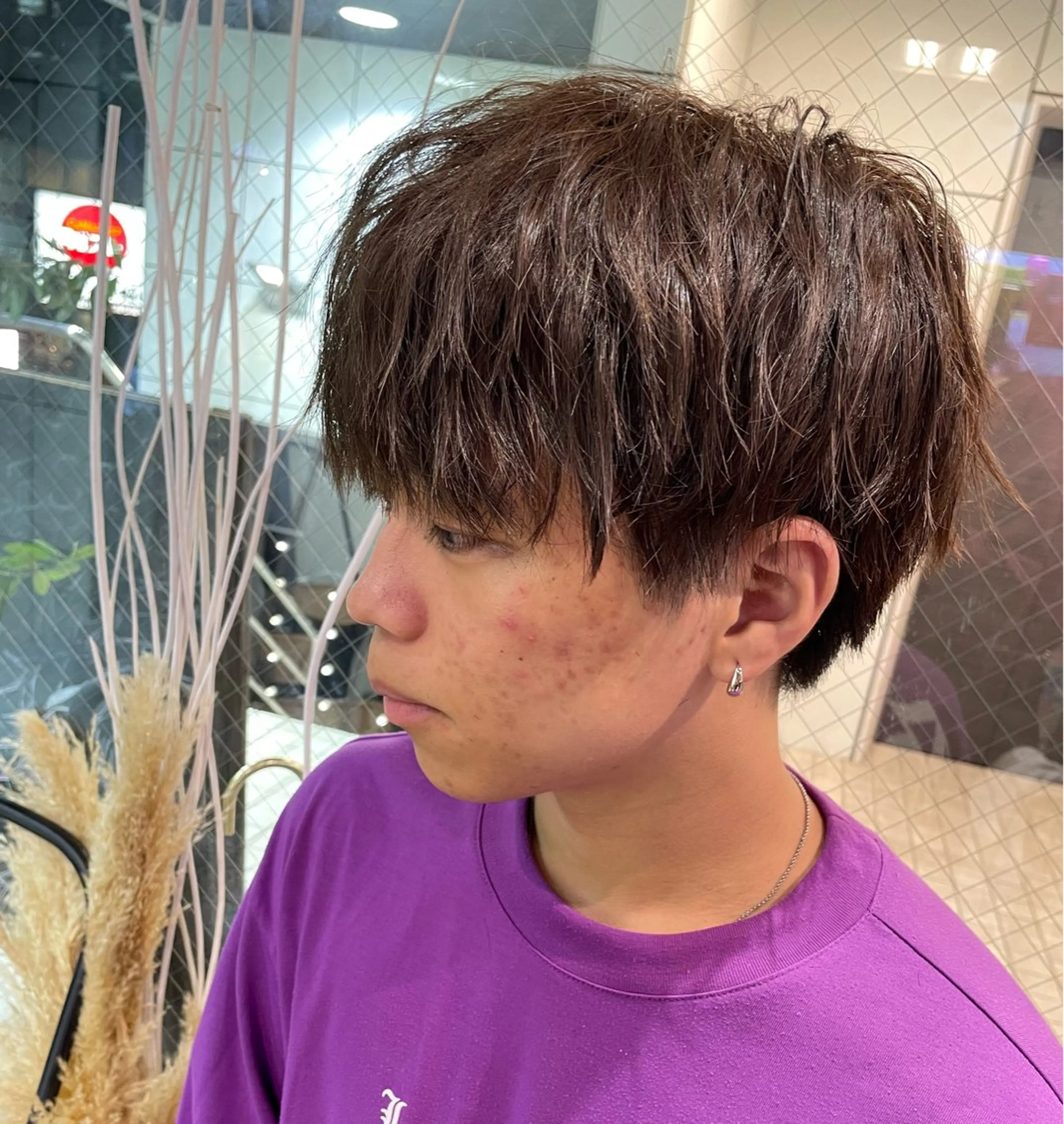 メンズ ‪るか/‪透明感 カラー/アレンジのヘアスタイル