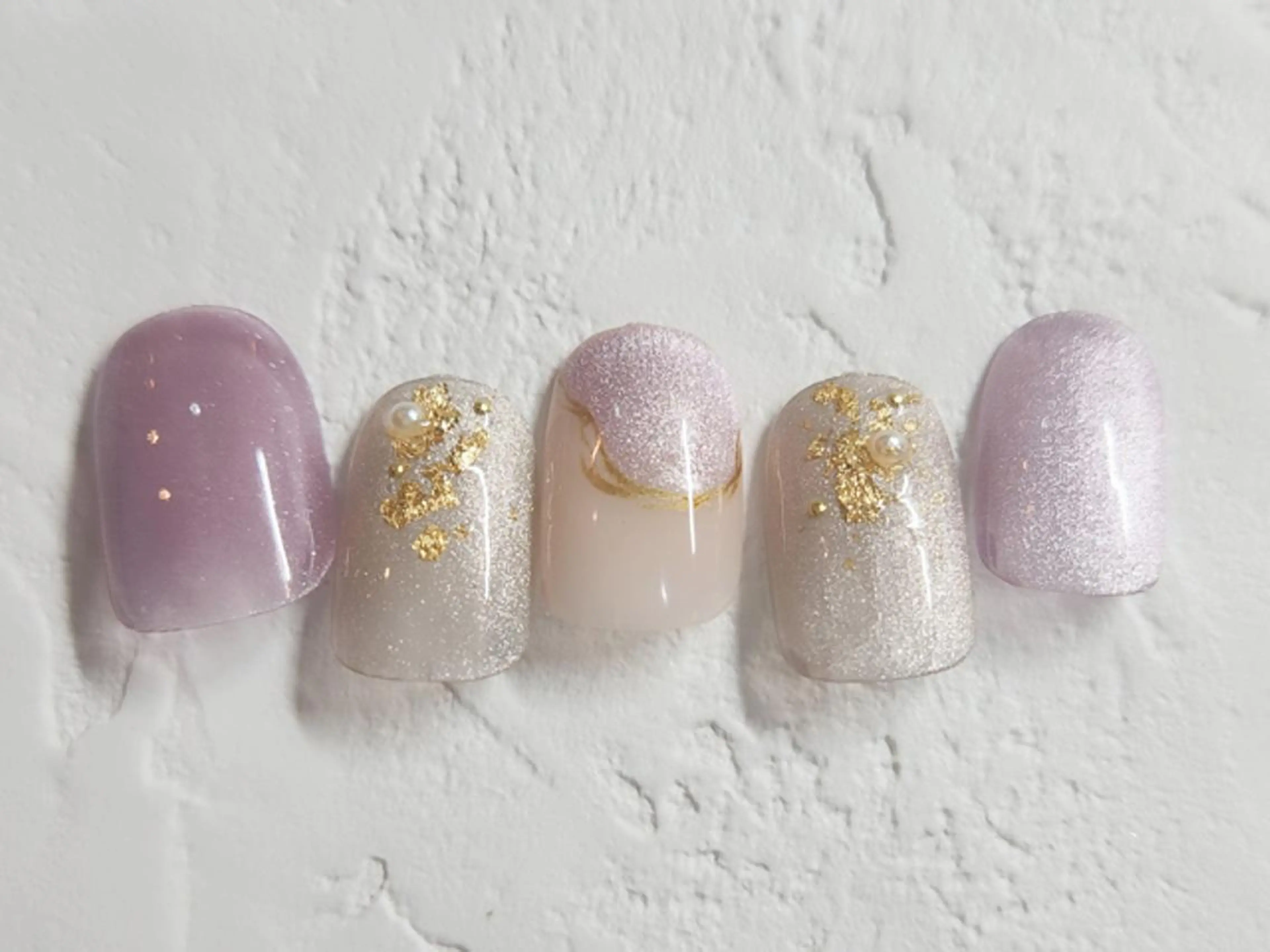 🌟オフ込💜こだわり定額コース／⭐️ニュアンスデザイン✨の写真