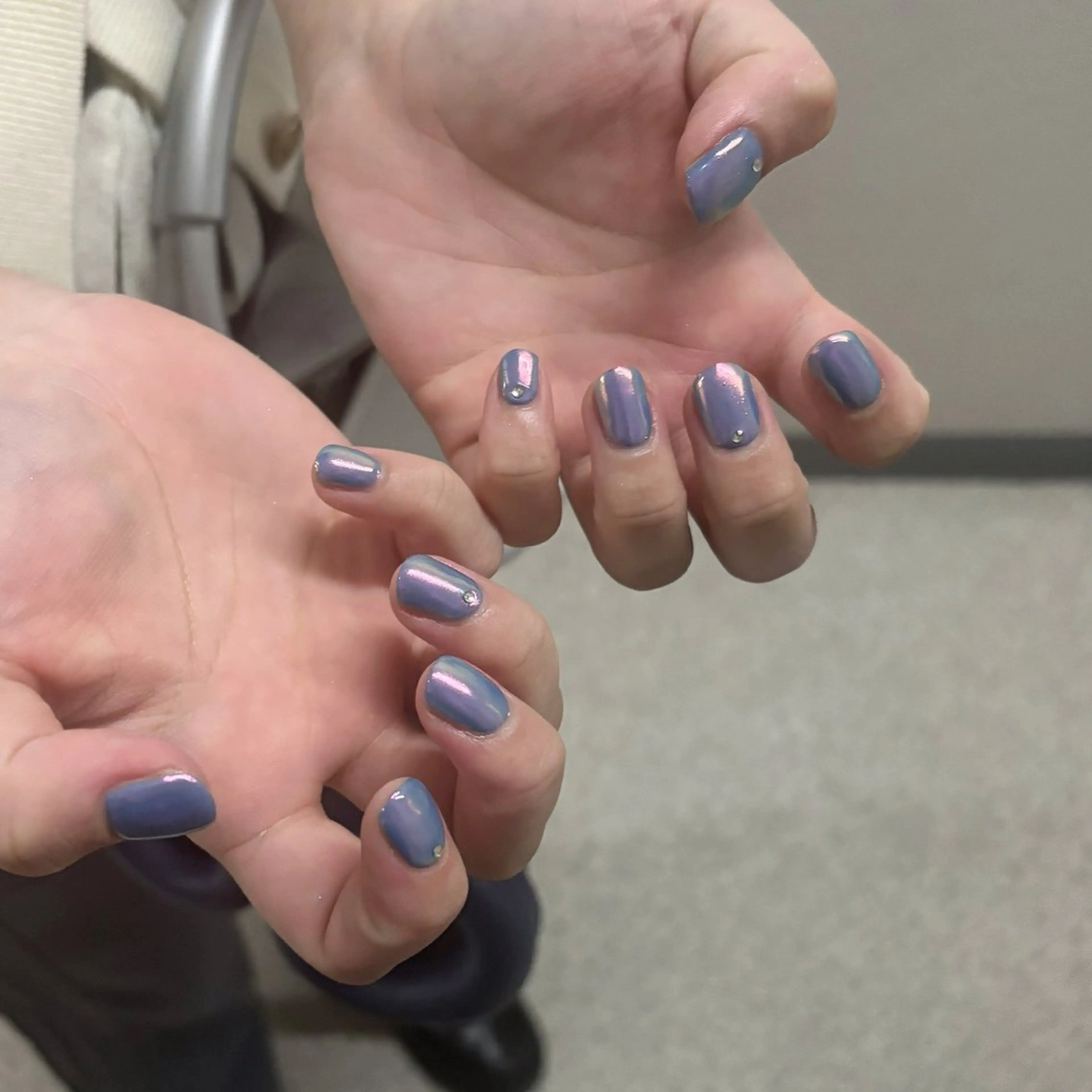 ネイル ミラーネイル ひな🍒 Y's beautyのネイルデザイン