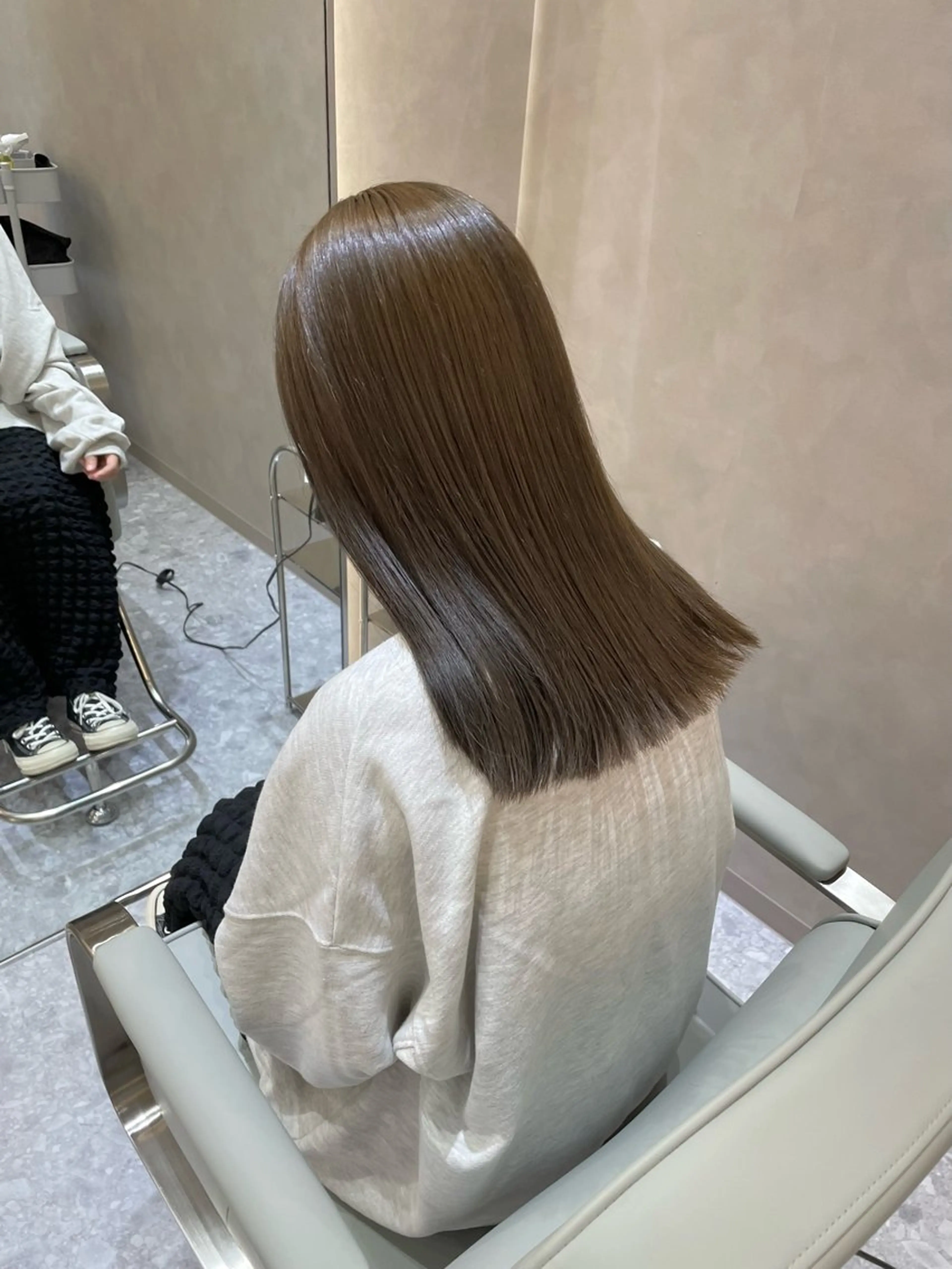 ロング カラー ブリーチ 透明感カラー ダブルカラー ブリーチなしカラー ヘアカラー トリートメント ボブ/透明感カラー/ 赤み消し/miyaのヘアスタイル