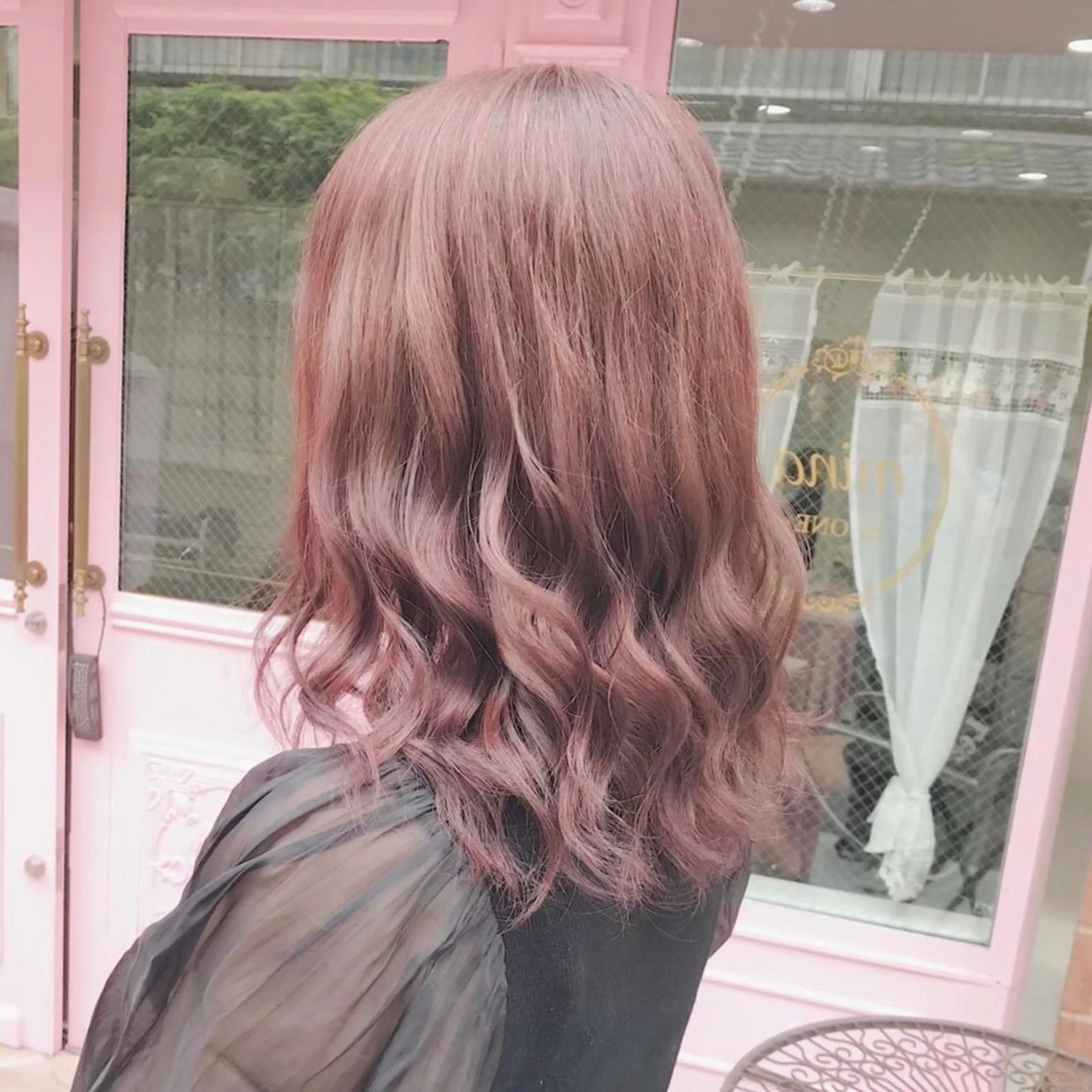 セミロング カラー ヘアアレンジ メンズ キッズ ハイトーン美容師 MASATOのヘアスタイル