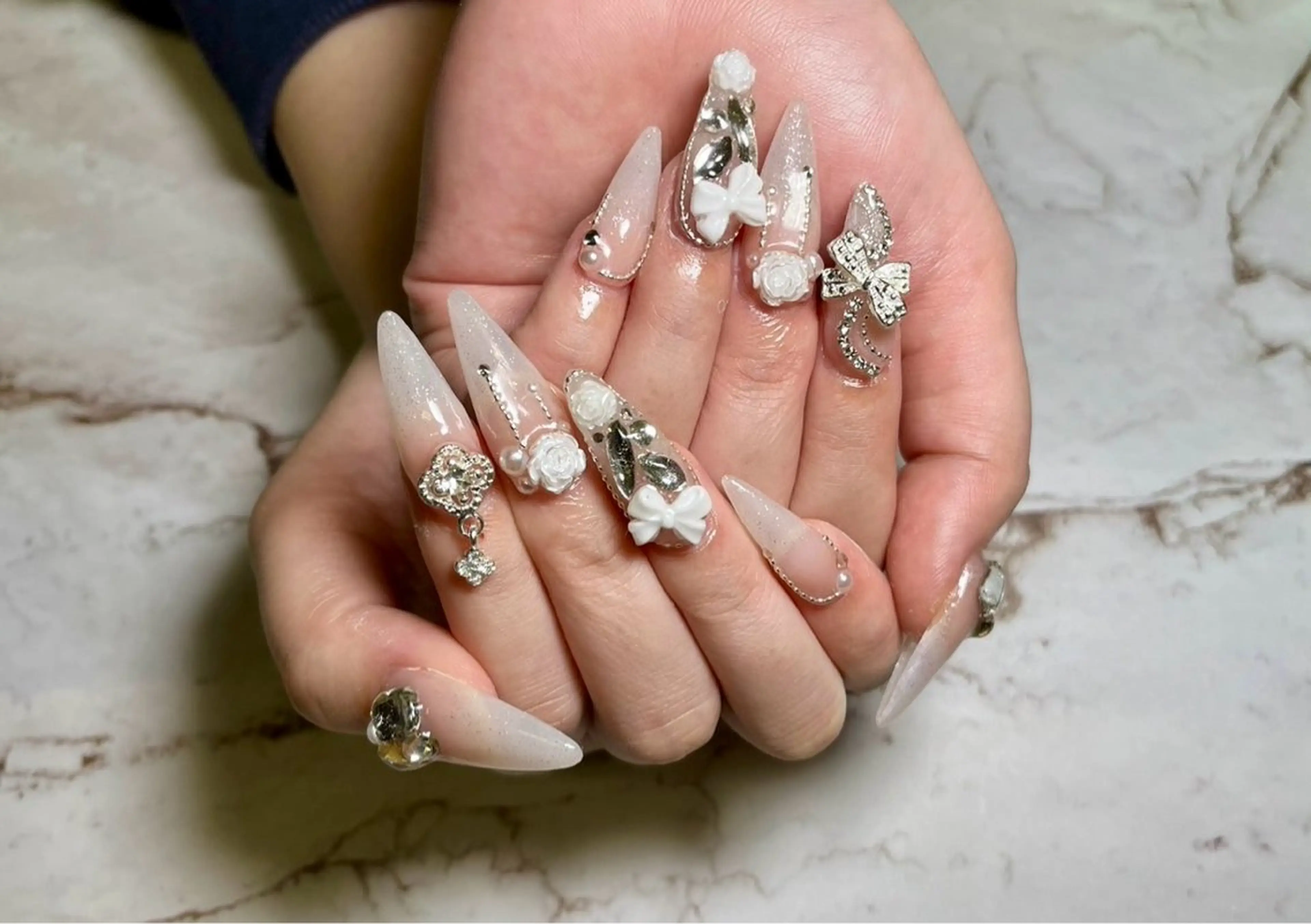 ネイル リボン NAIL salon ACEのネイルデザイン