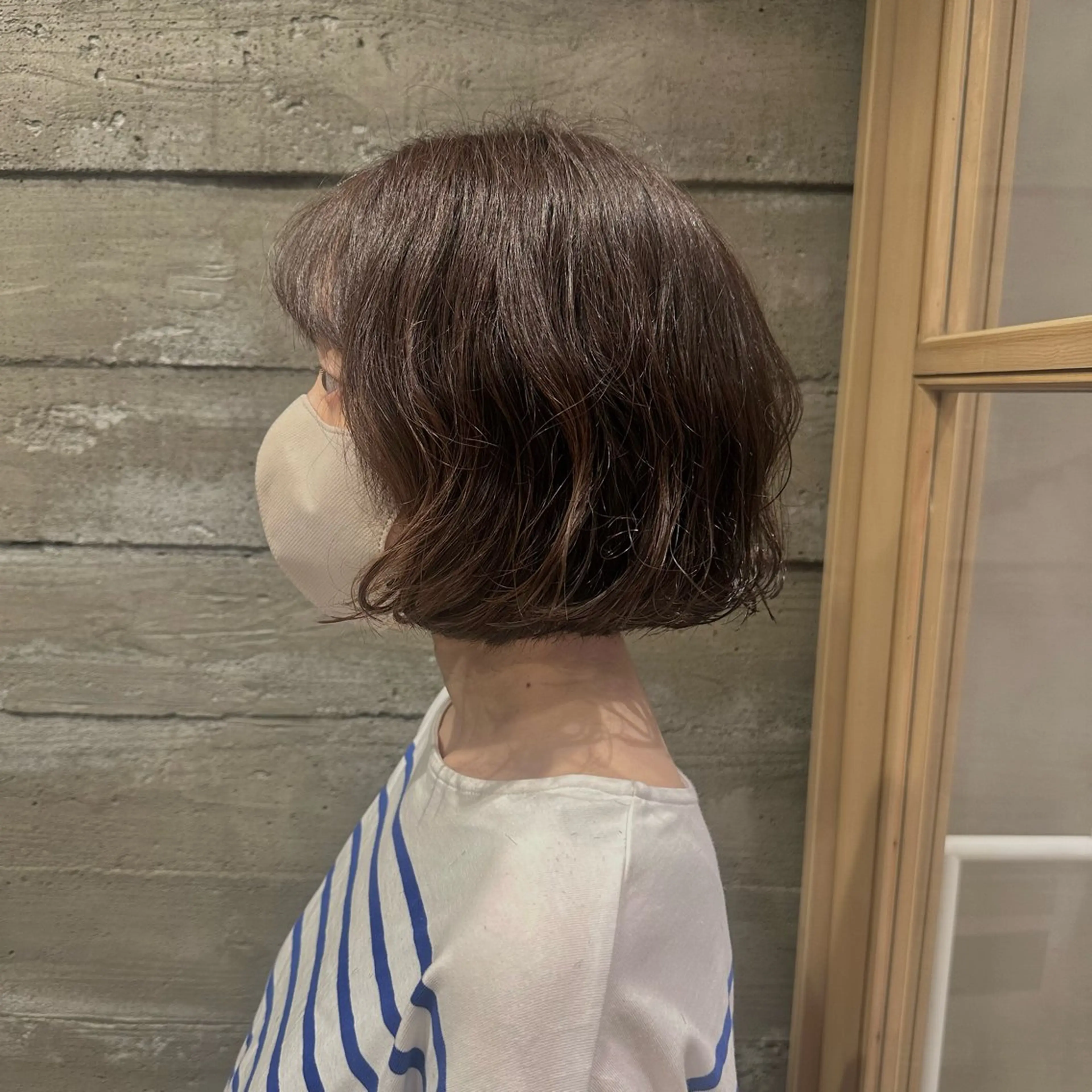 ショート パーマ ボブ くせ毛 YU-KI 🐈‍⬛のヘアスタイル