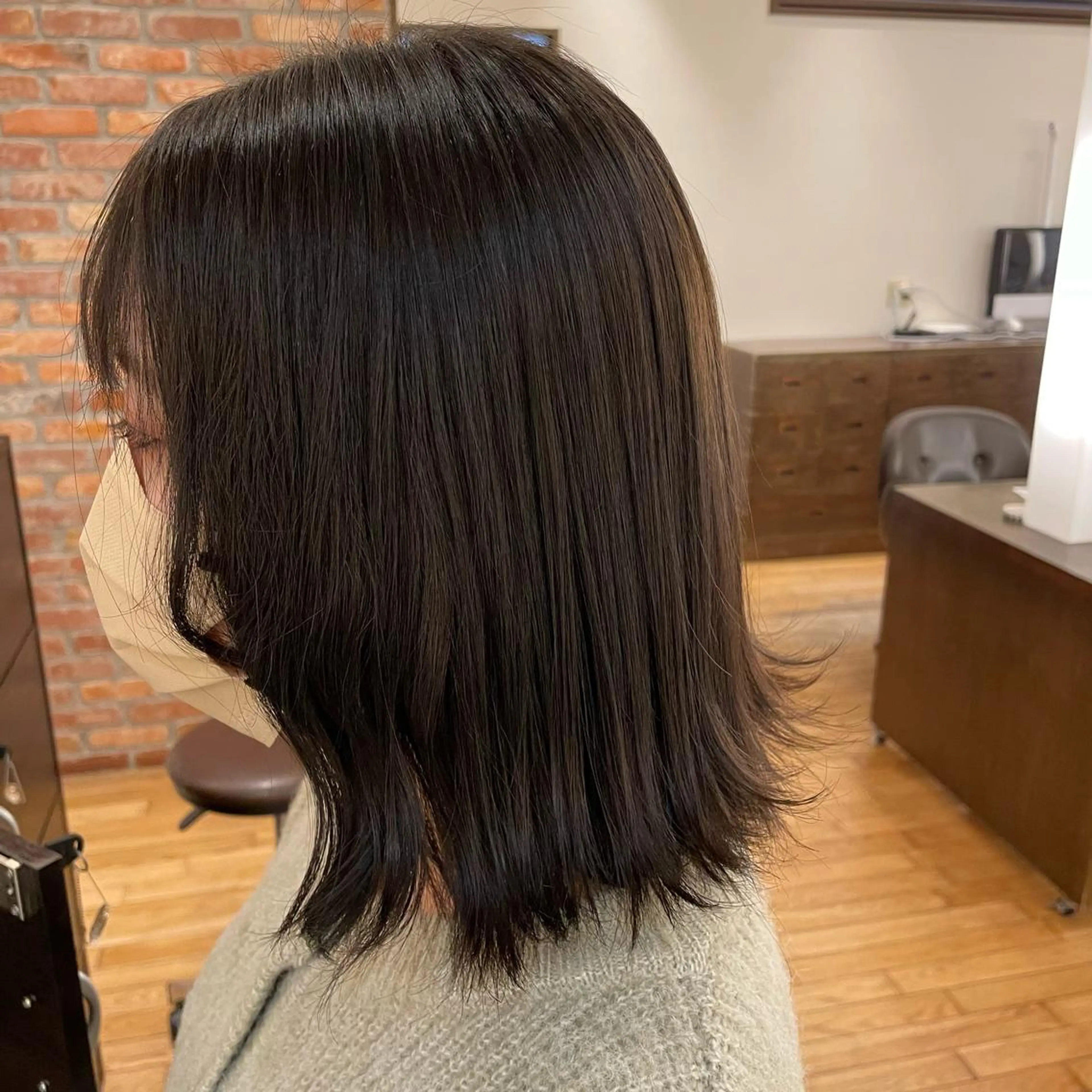 ショート カラー ブラウンカラー 濱口 由華のヘアスタイル