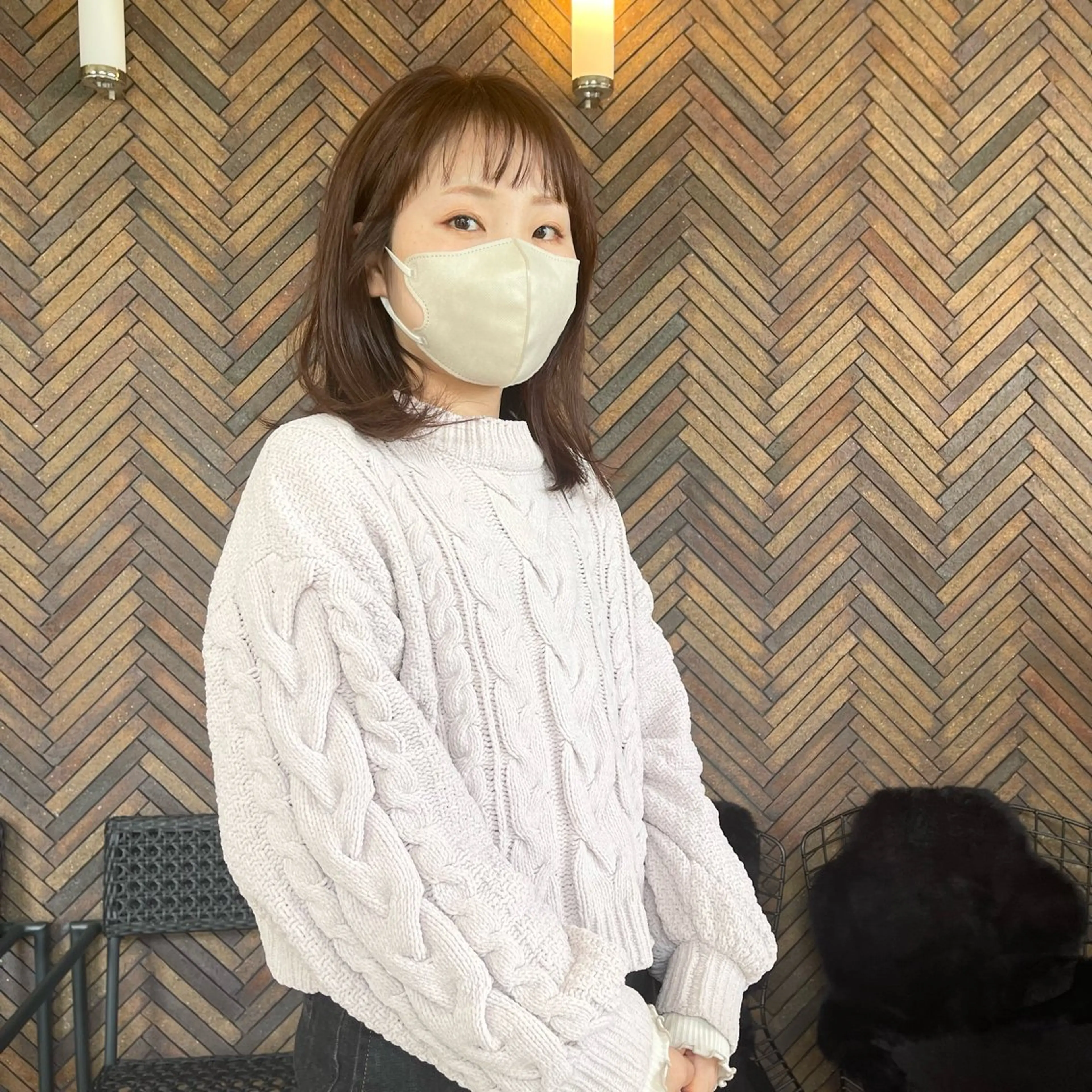 ミディアム カラー 黒崎 勝巳のヘアスタイル