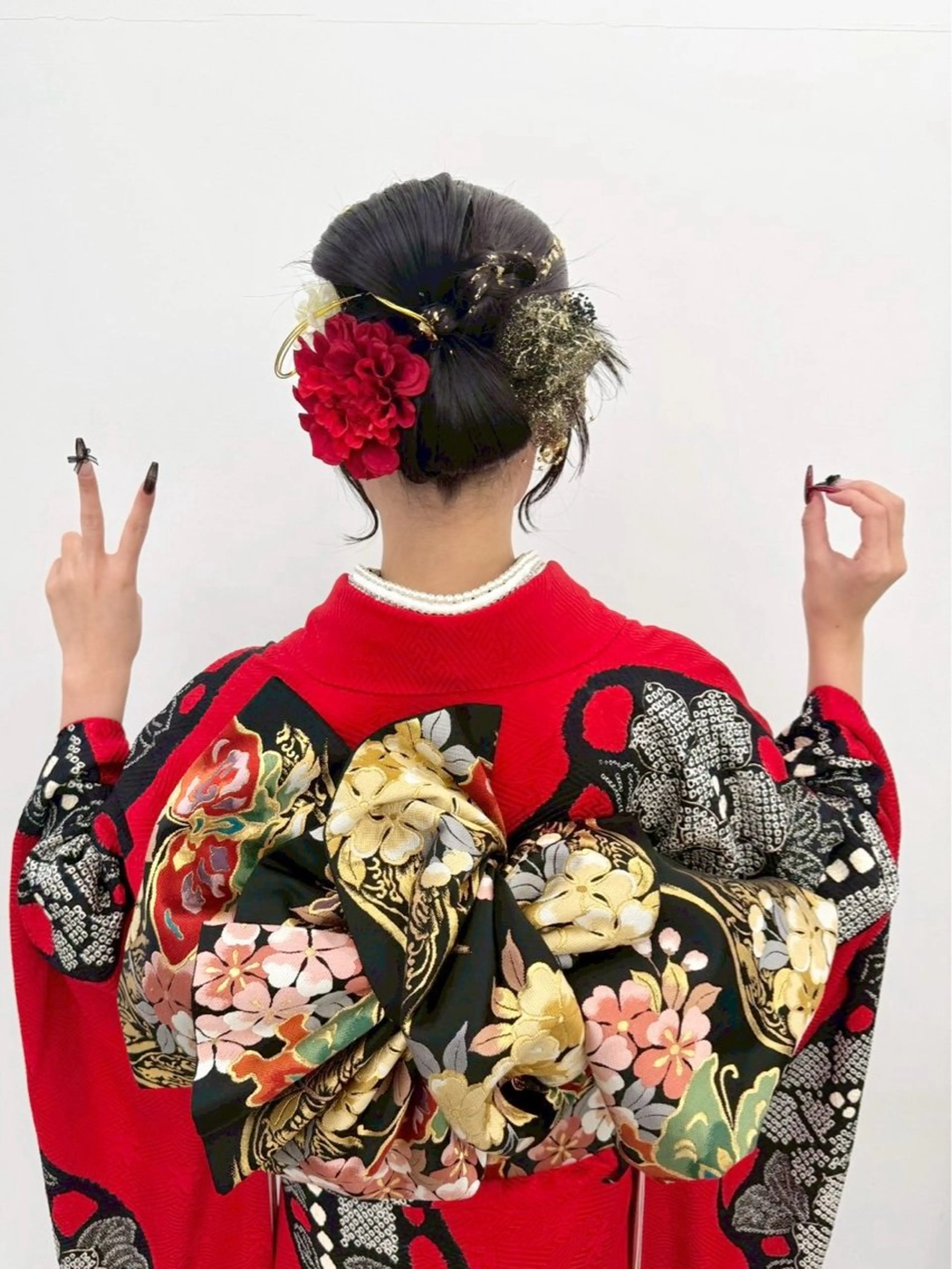 ロング ヘアアレンジ はるか/透明感暗髪 /ヘアアレンジ🤍のヘアスタイル