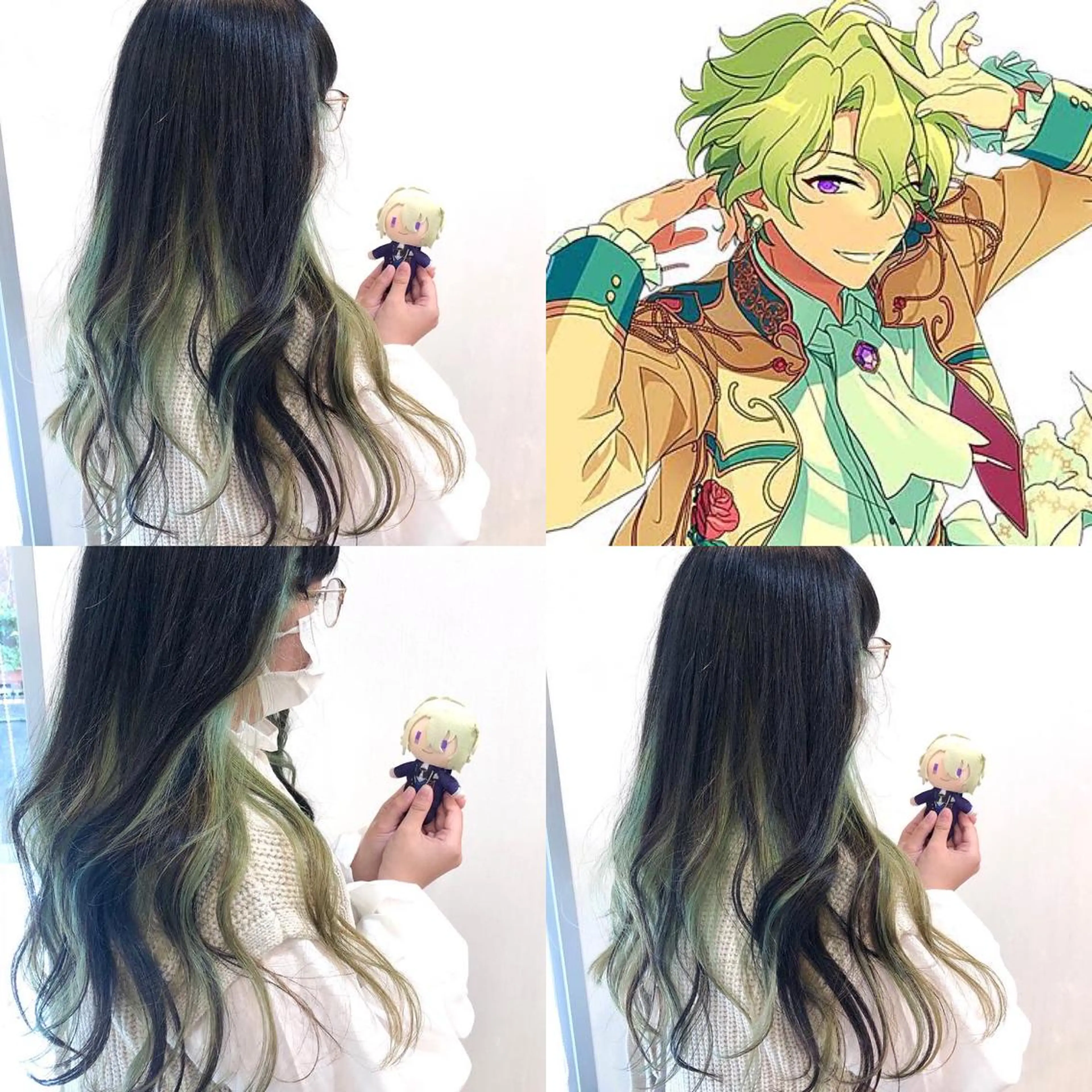 ロング カラー 推しカラー✨ オタク美容師ユウカのヘアスタイル