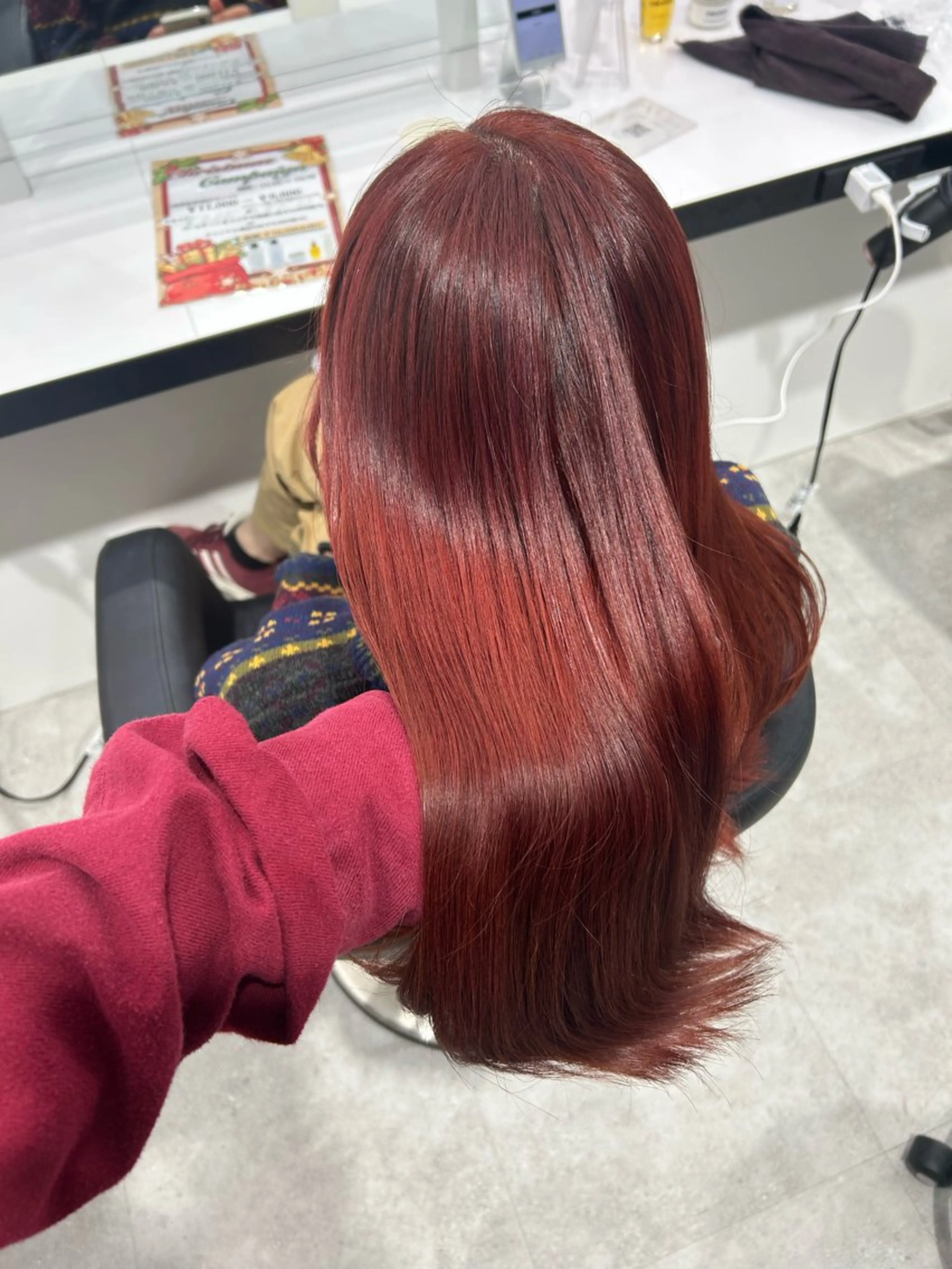 ロング カラー 履歴修正屋さん／ ブロンド／ホワイトのヘアスタイル