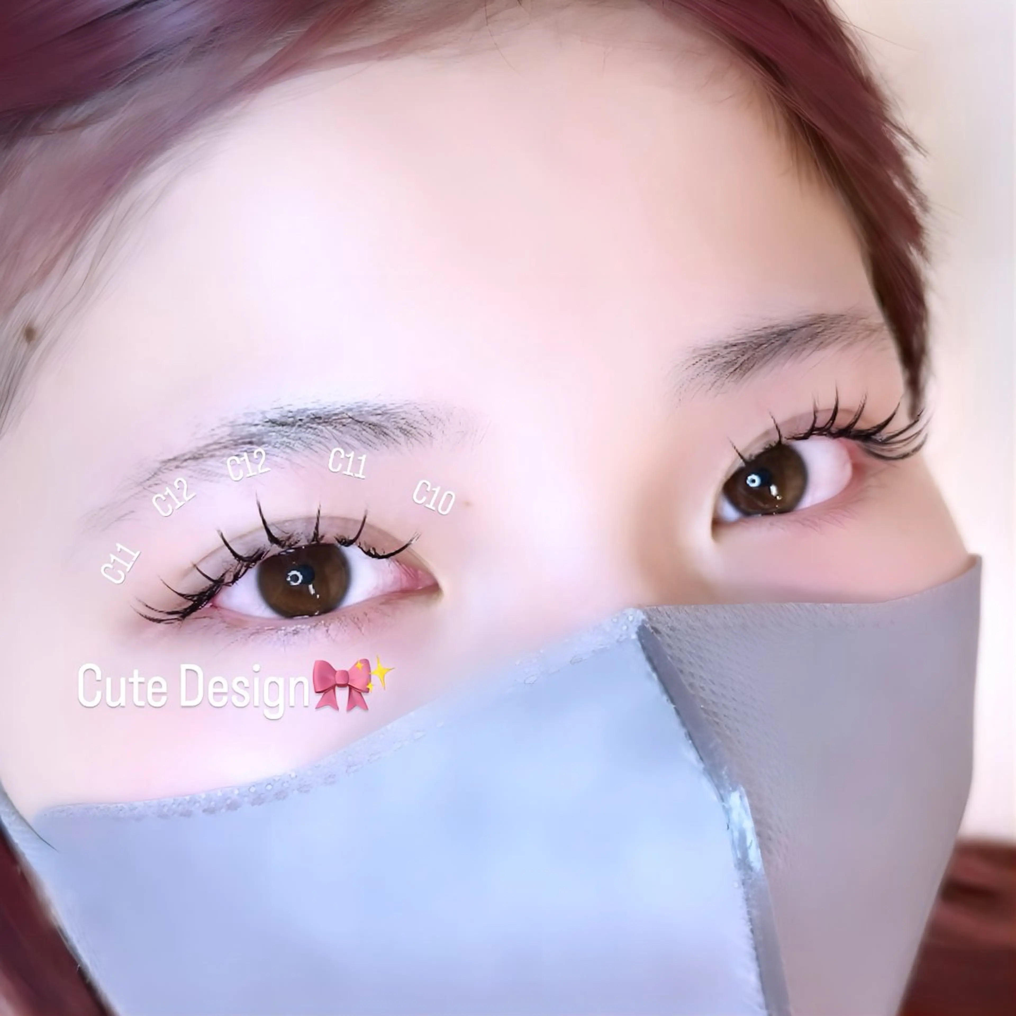 マツエク・マツパ キュート Babe _eyelashのマツエク・マツパデザイン