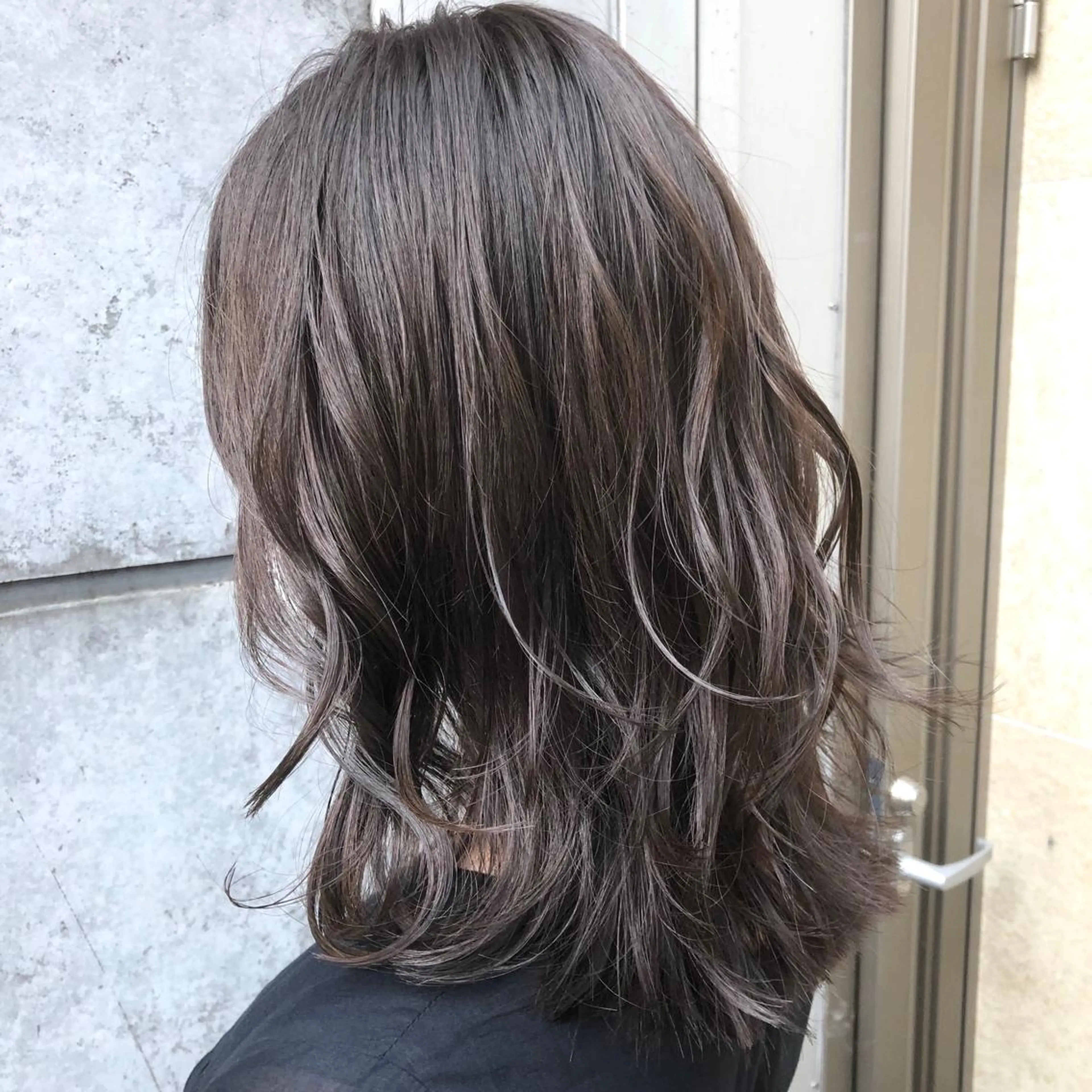 ミディアム カラー ヘアアレンジ 池袋髪質改善×レイヤ ー専門MATSUのヘアスタイル