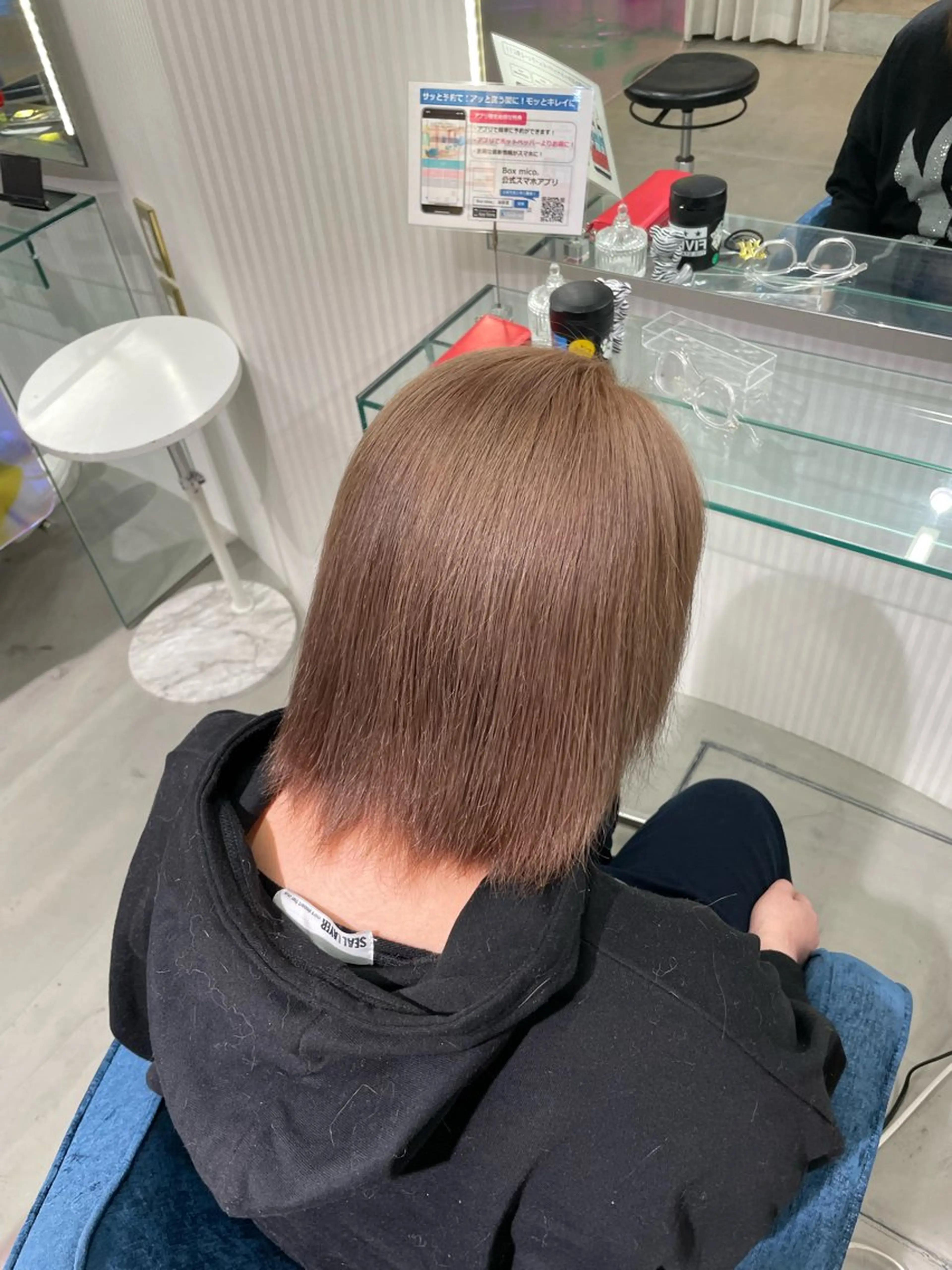 ショート カラー 安井まゆ _Box mico.のヘアスタイル