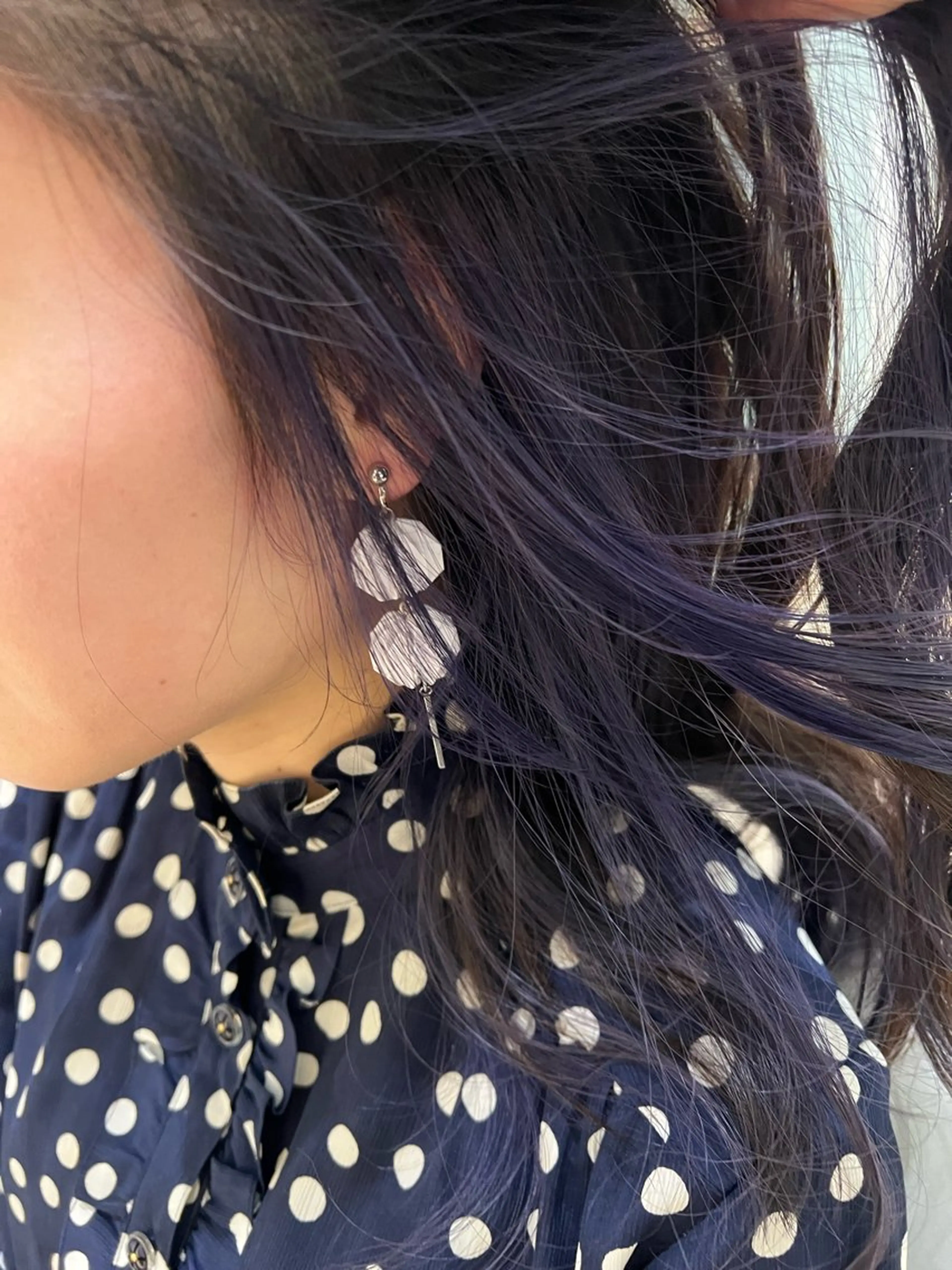 ミディアム カラー ヘアカラー 堀井 凌平のヘアスタイル