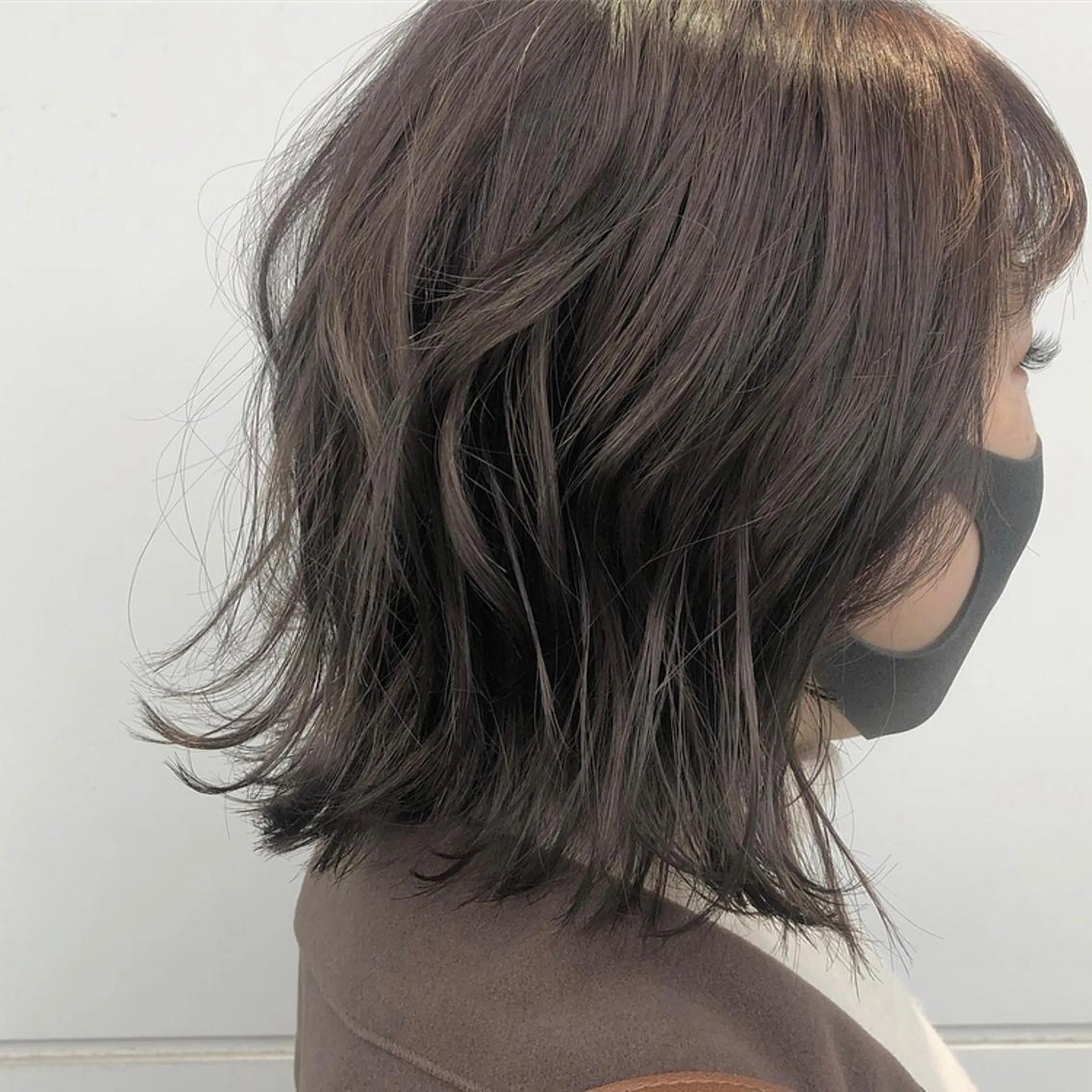 ミディアム ヘアカラー トリートメント カトウ ユウカのヘアスタイル