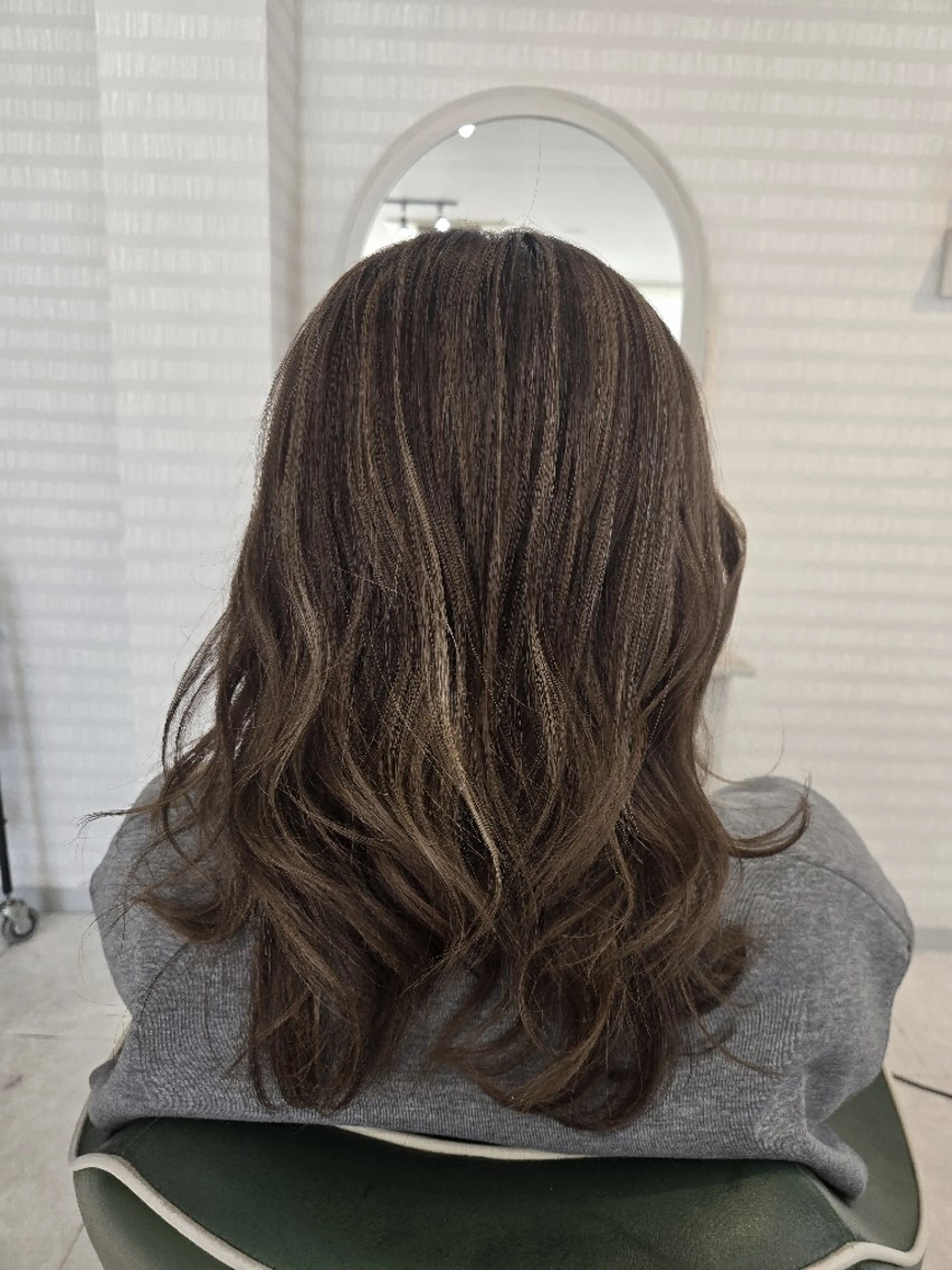 セミロング カット ヘアカラー トリートメント 【ハイライトに自信】 福田 将太のヘアスタイル