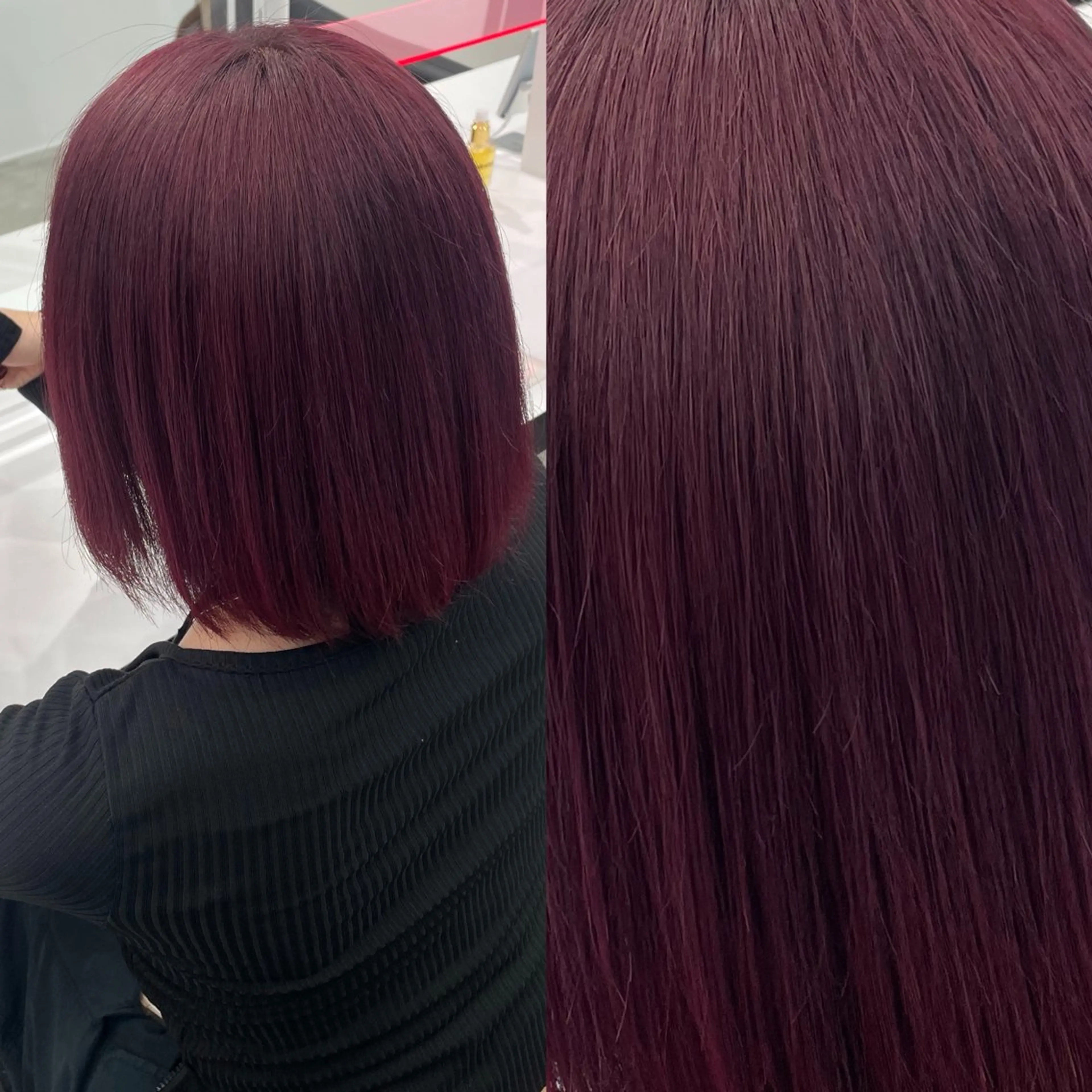 ミディアム カラー 履歴修正屋さん／ ブロンド／ホワイトのヘアスタイル