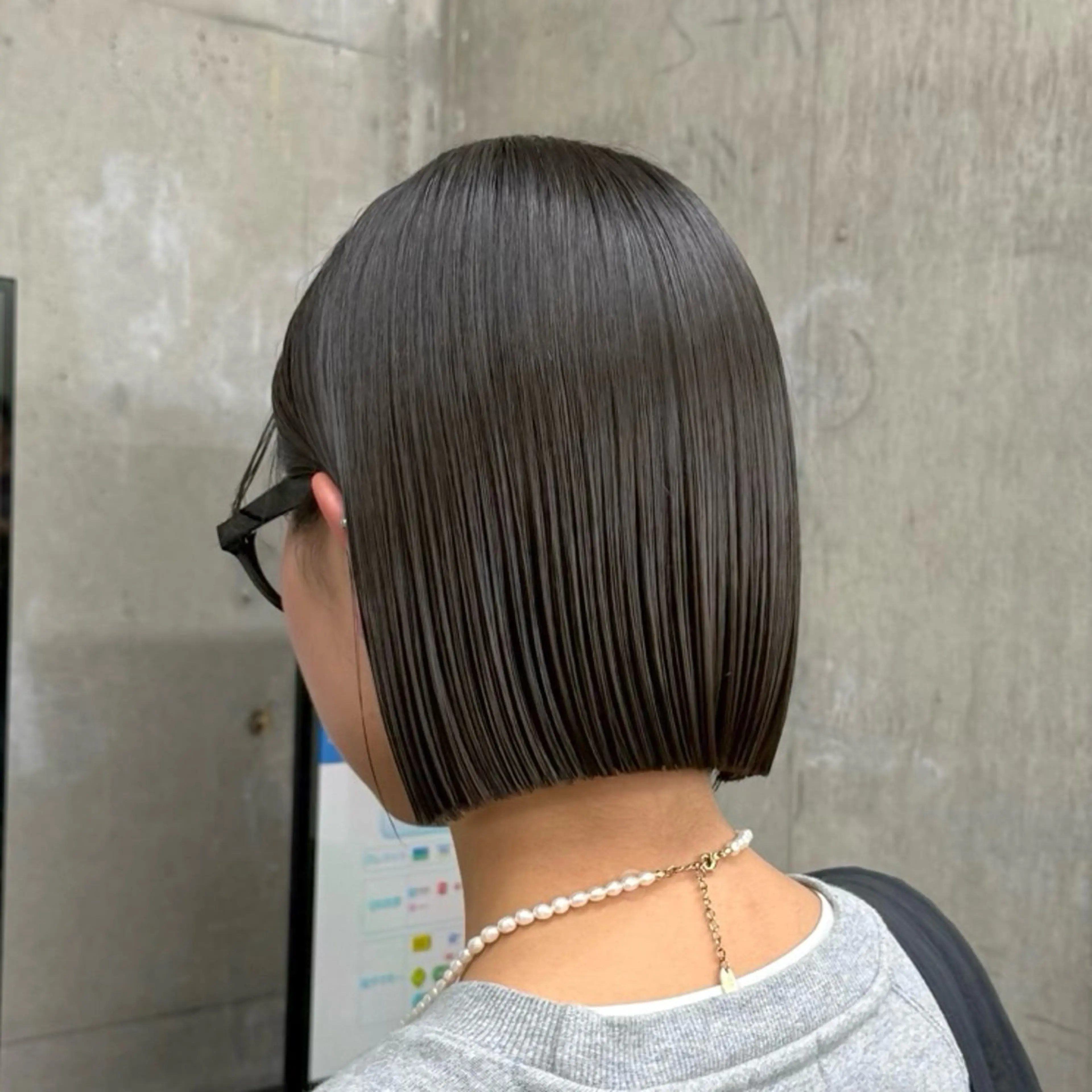 ショート カット ヘアカラー 縮毛矯正 トリートメント 🌸暖色カラー/ボブ 一色愛海🌸のヘアスタイル