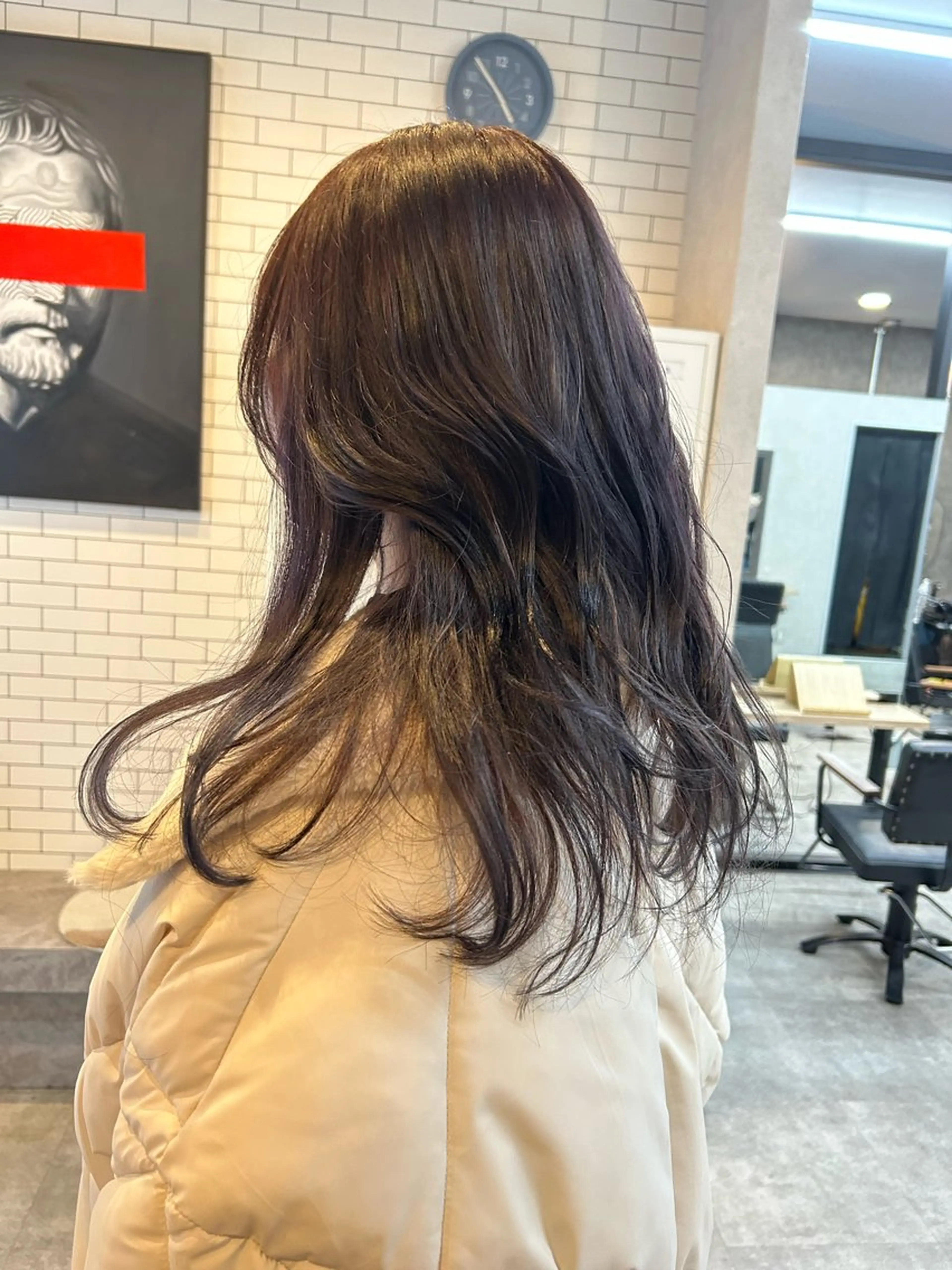 ミディアム カラー いなみね はるきのヘアスタイル