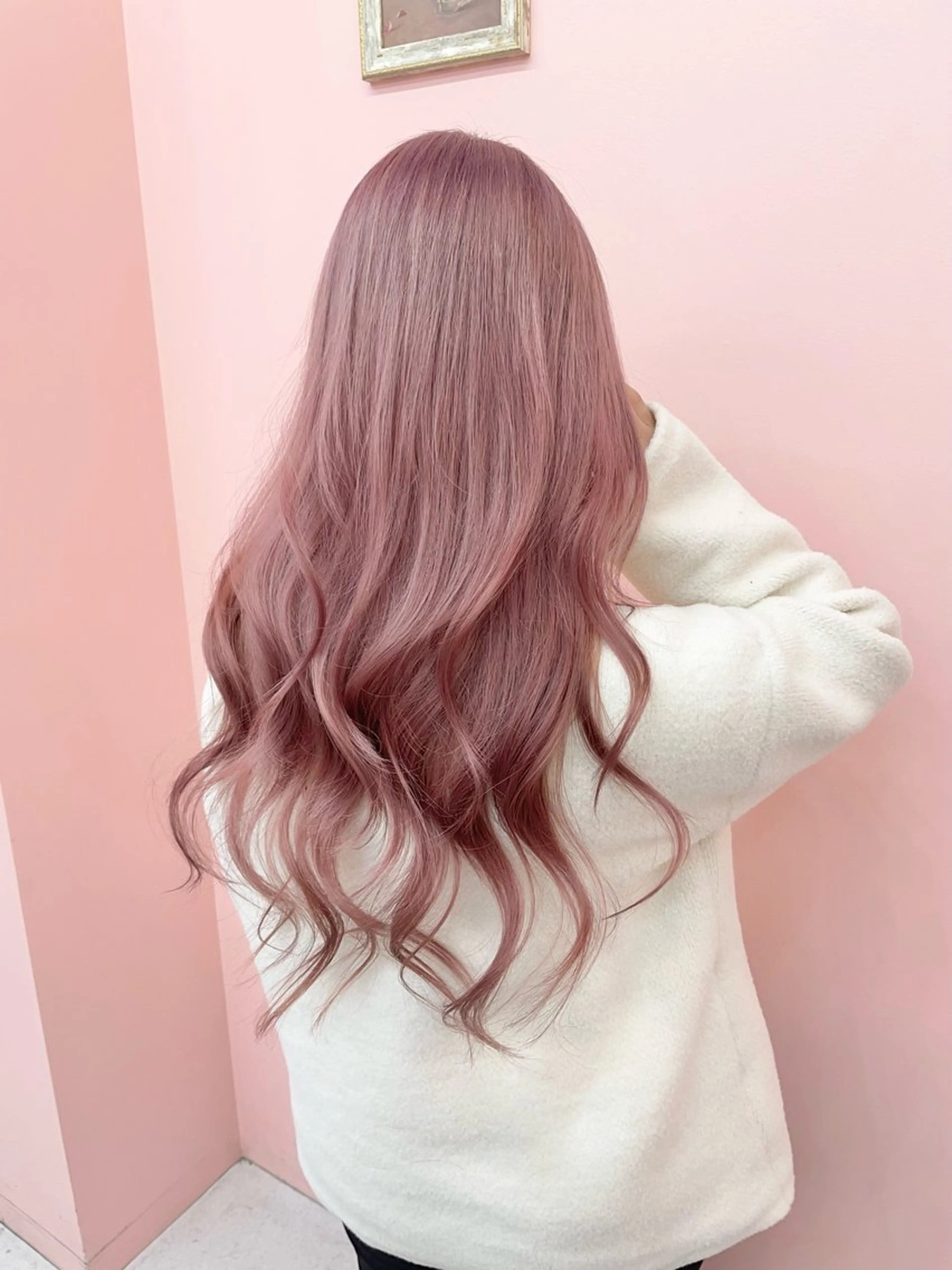ロング カラー カット ヘアカラー トリートメント 山本 史奈のヘアスタイル